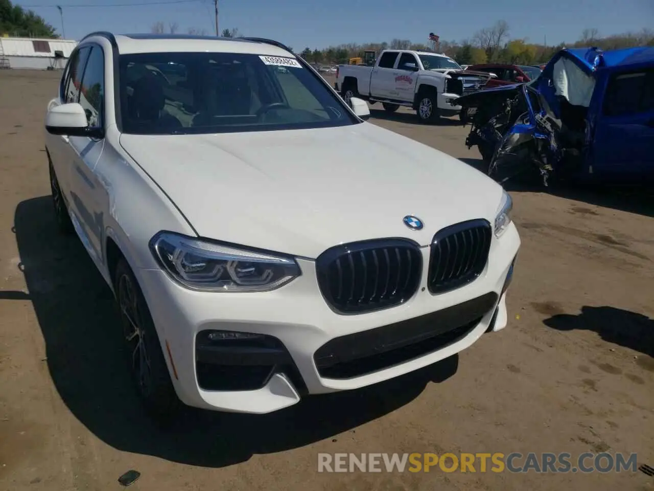 1 fotografías del automóvil dañado 5UXTY5C05M9H18905 BMW X3 2021