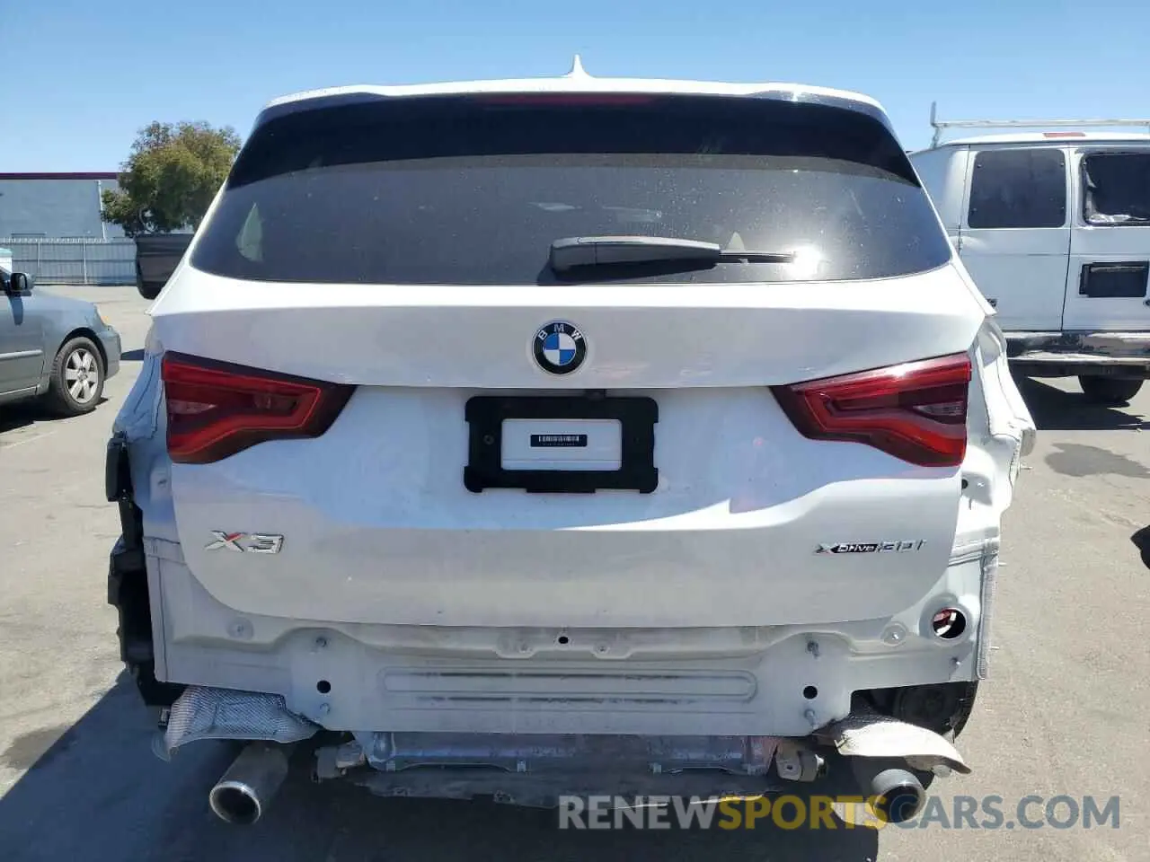 6 fotografías del automóvil dañado 5UXTY5C05M9H84614 BMW X3 2021
