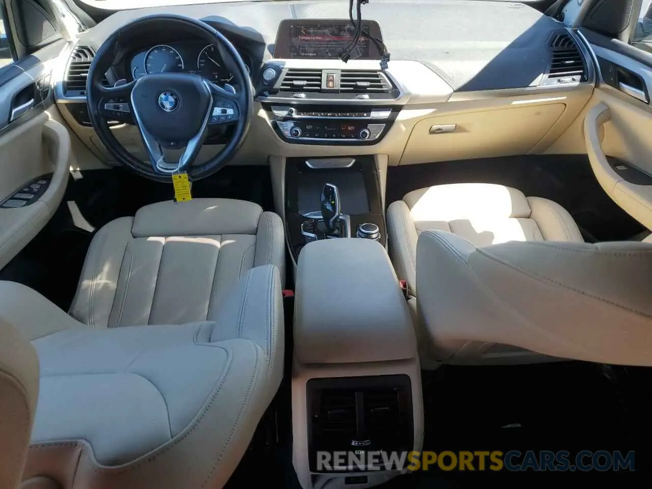 8 fotografías del automóvil dañado 5UXTY5C05M9H84614 BMW X3 2021