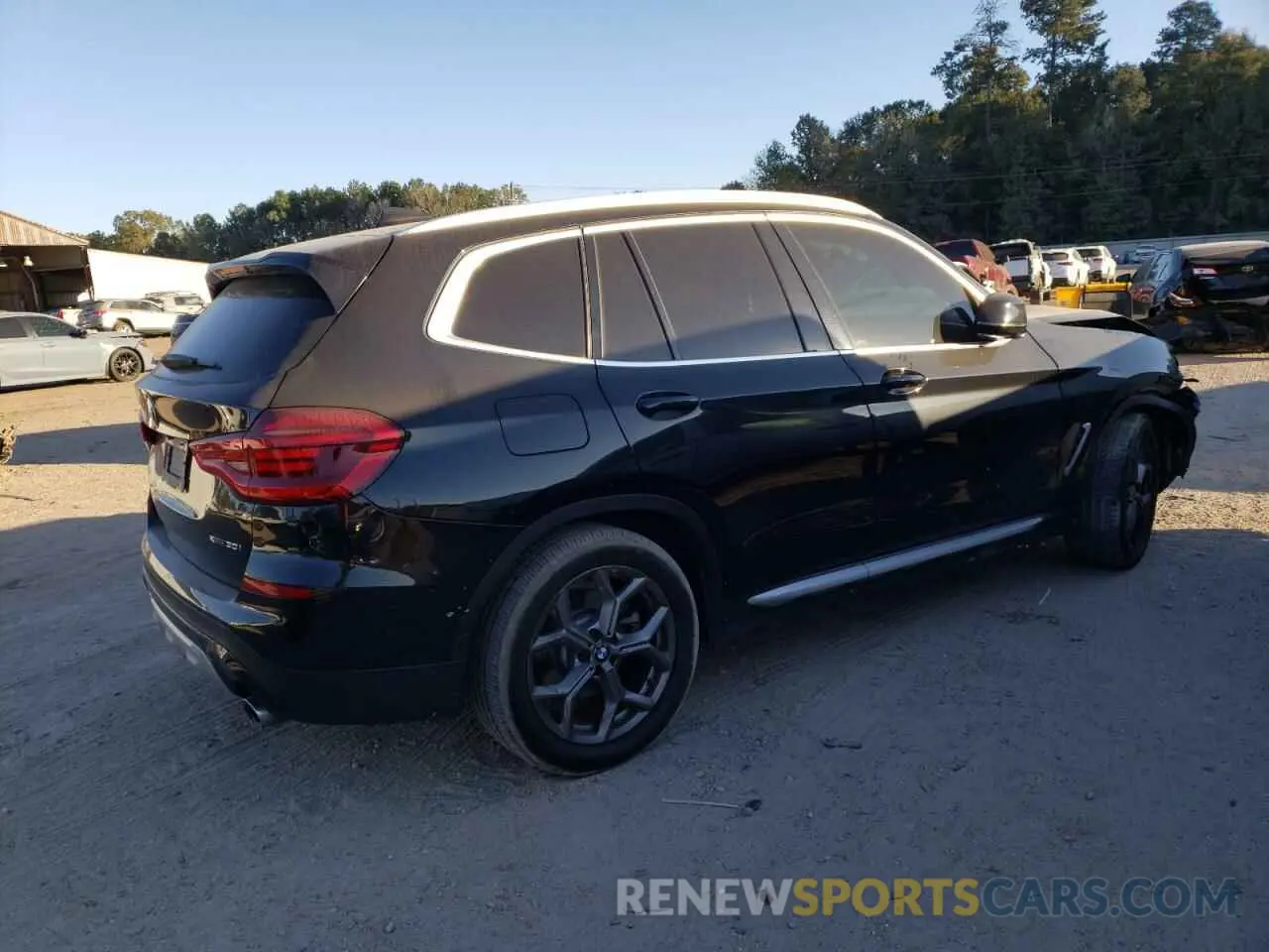 3 fotografías del automóvil dañado 5UXTY5C06M9D96257 BMW X3 2021
