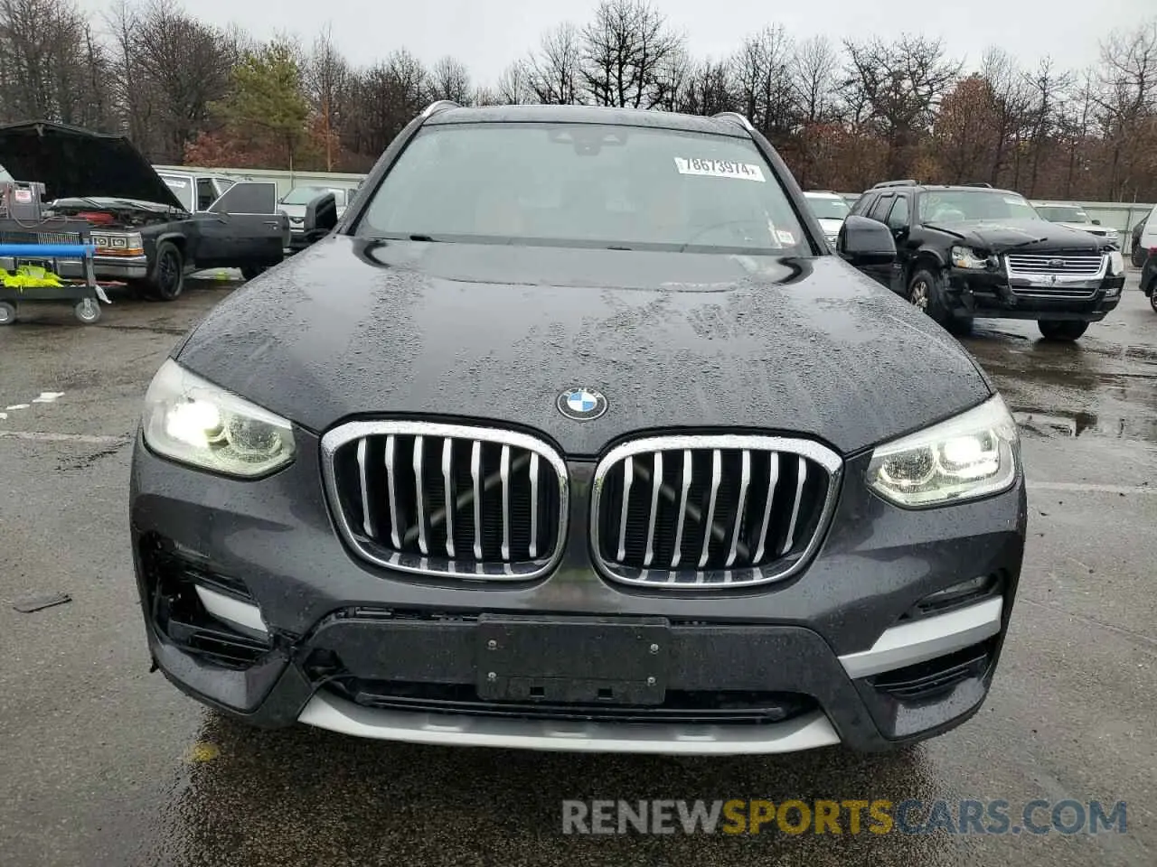5 fotografías del automóvil dañado 5UXTY5C06M9E04499 BMW X3 2021