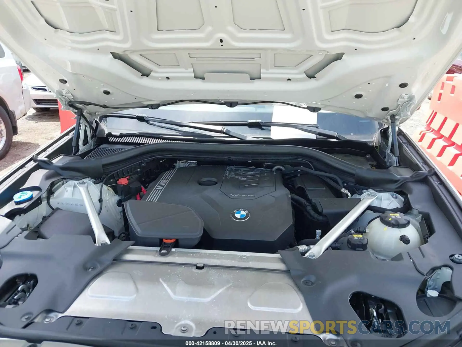 10 fotografías del automóvil dañado 5UXTY5C06M9E21979 BMW X3 2021