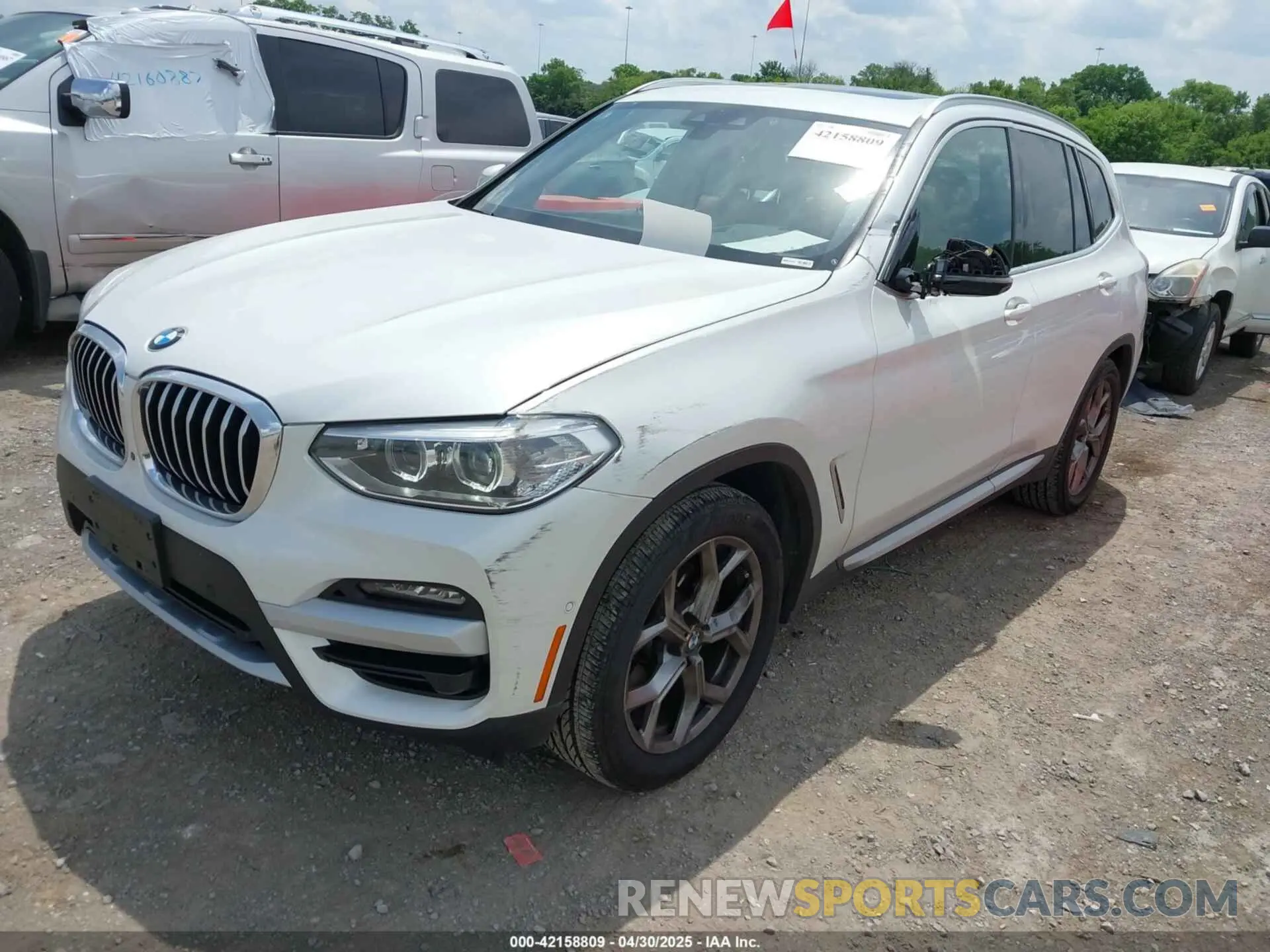6 fotografías del automóvil dañado 5UXTY5C06M9E21979 BMW X3 2021