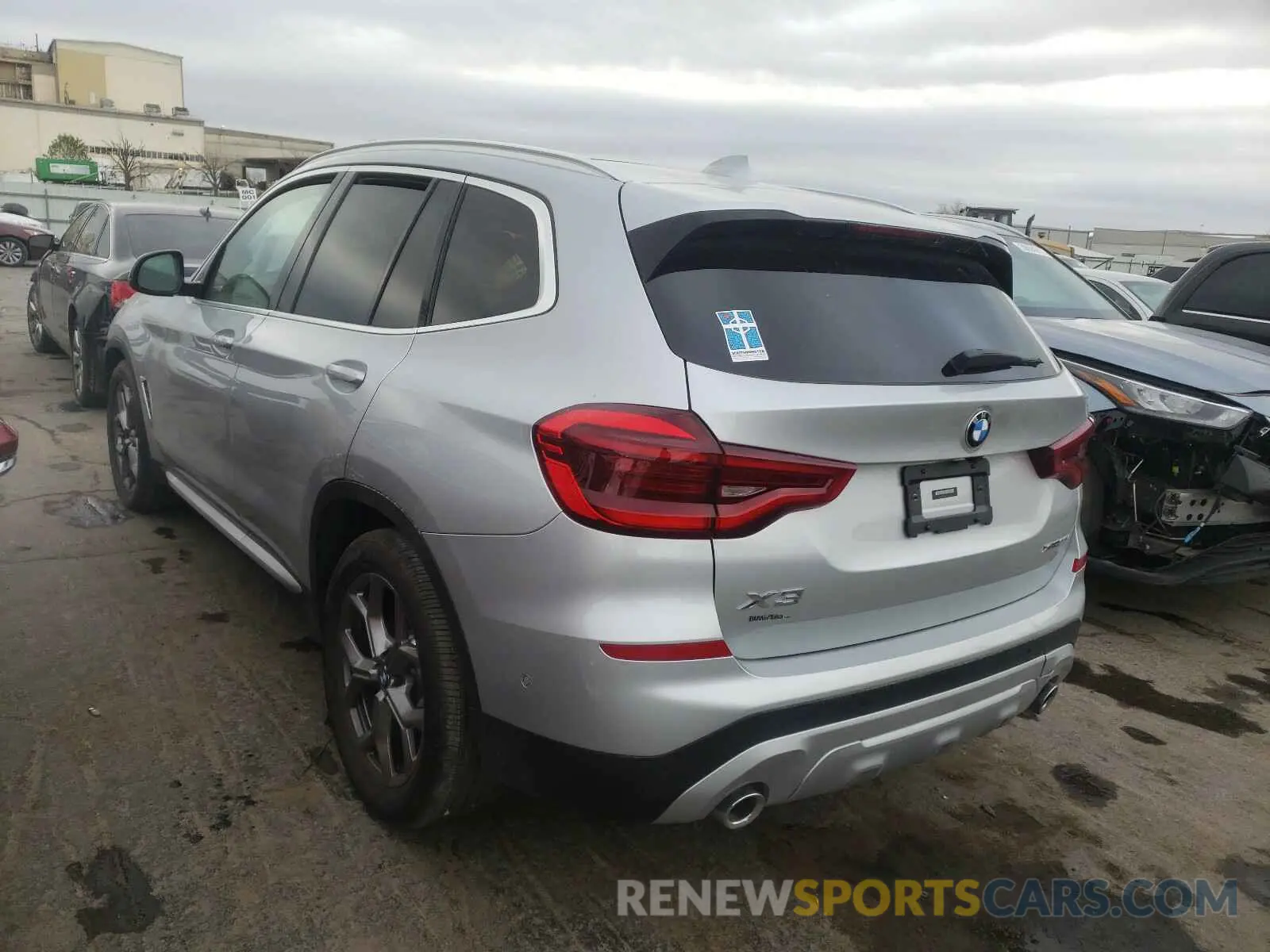 3 fotografías del automóvil dañado 5UXTY5C06M9E54898 BMW X3 2021