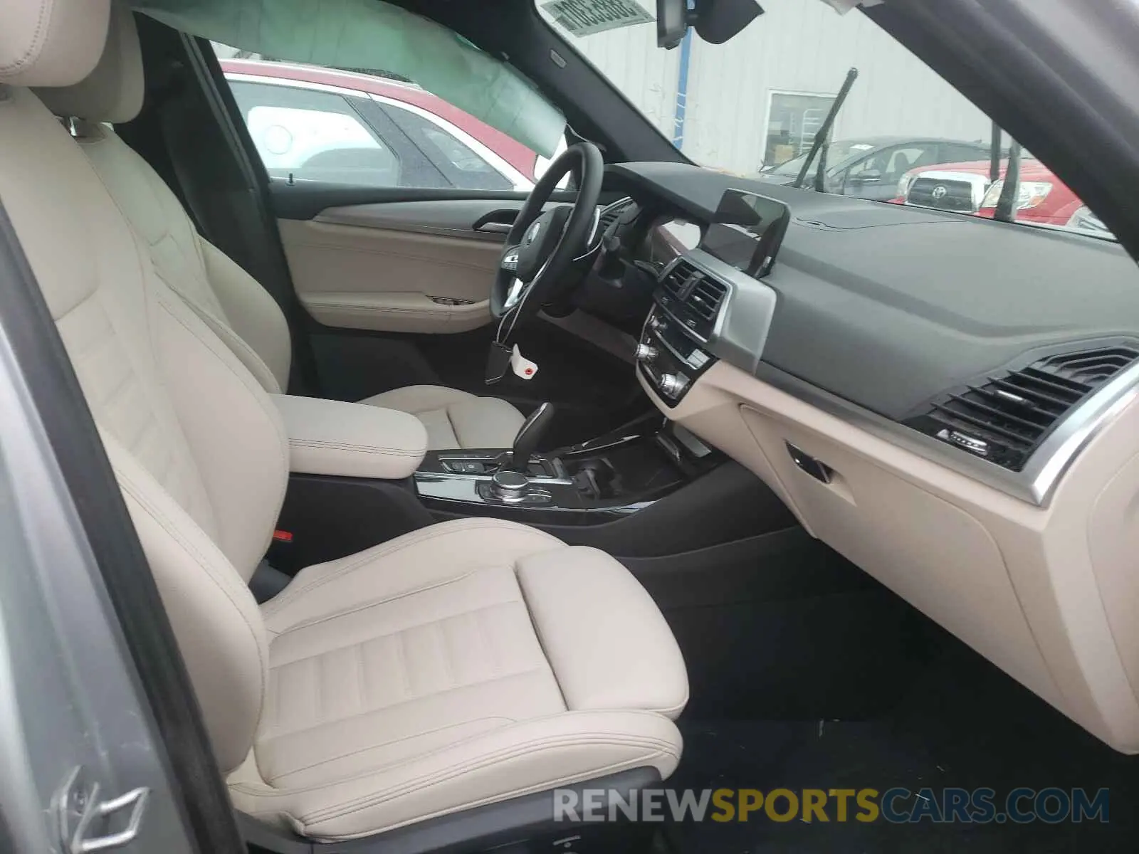 5 fotografías del automóvil dañado 5UXTY5C06M9E54898 BMW X3 2021