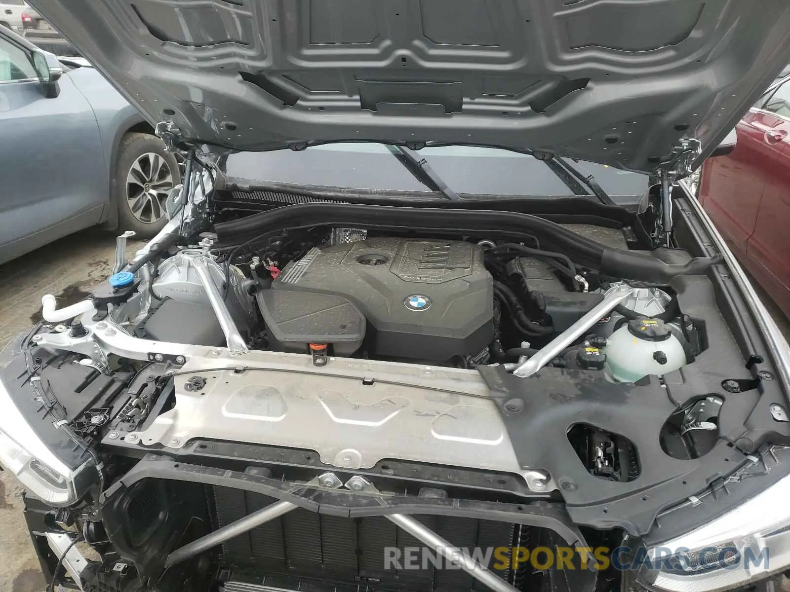 7 fotografías del automóvil dañado 5UXTY5C06M9E54898 BMW X3 2021