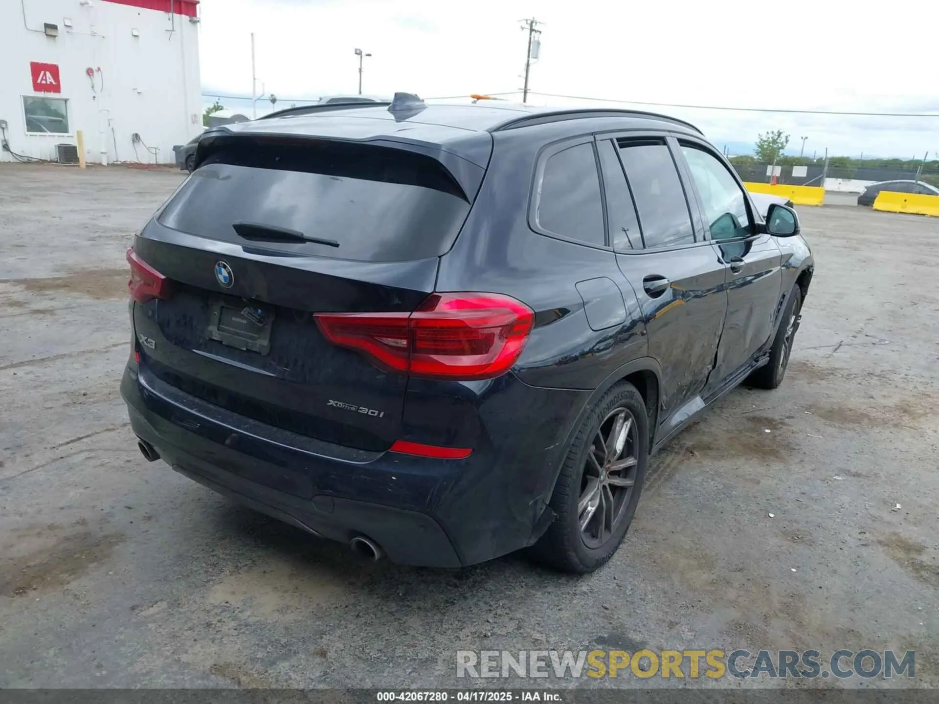 4 fotografías del automóvil dañado 5UXTY5C06M9E93071 BMW X3 2021