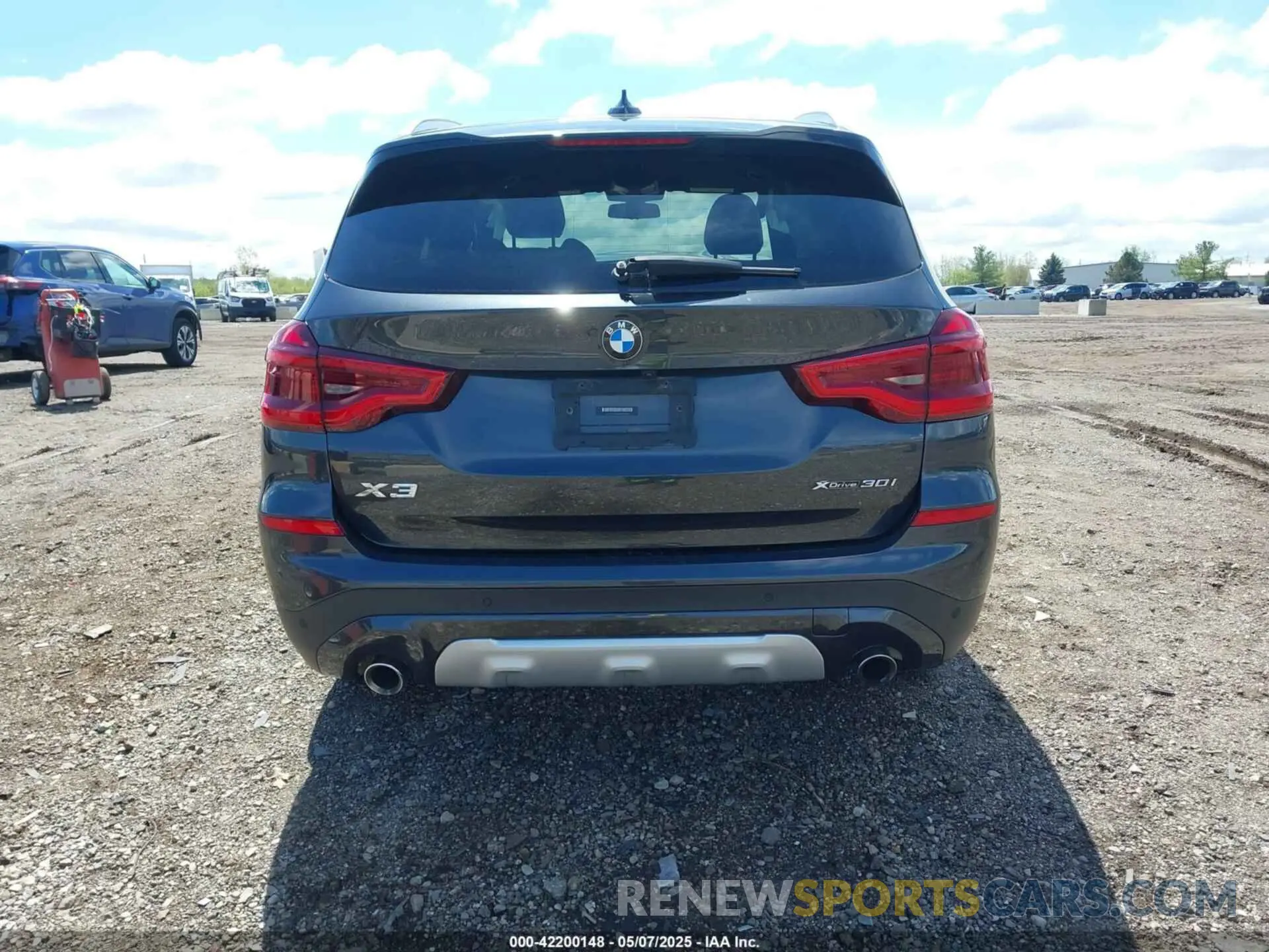 15 fotografías del automóvil dañado 5UXTY5C06M9F36940 BMW X3 2021