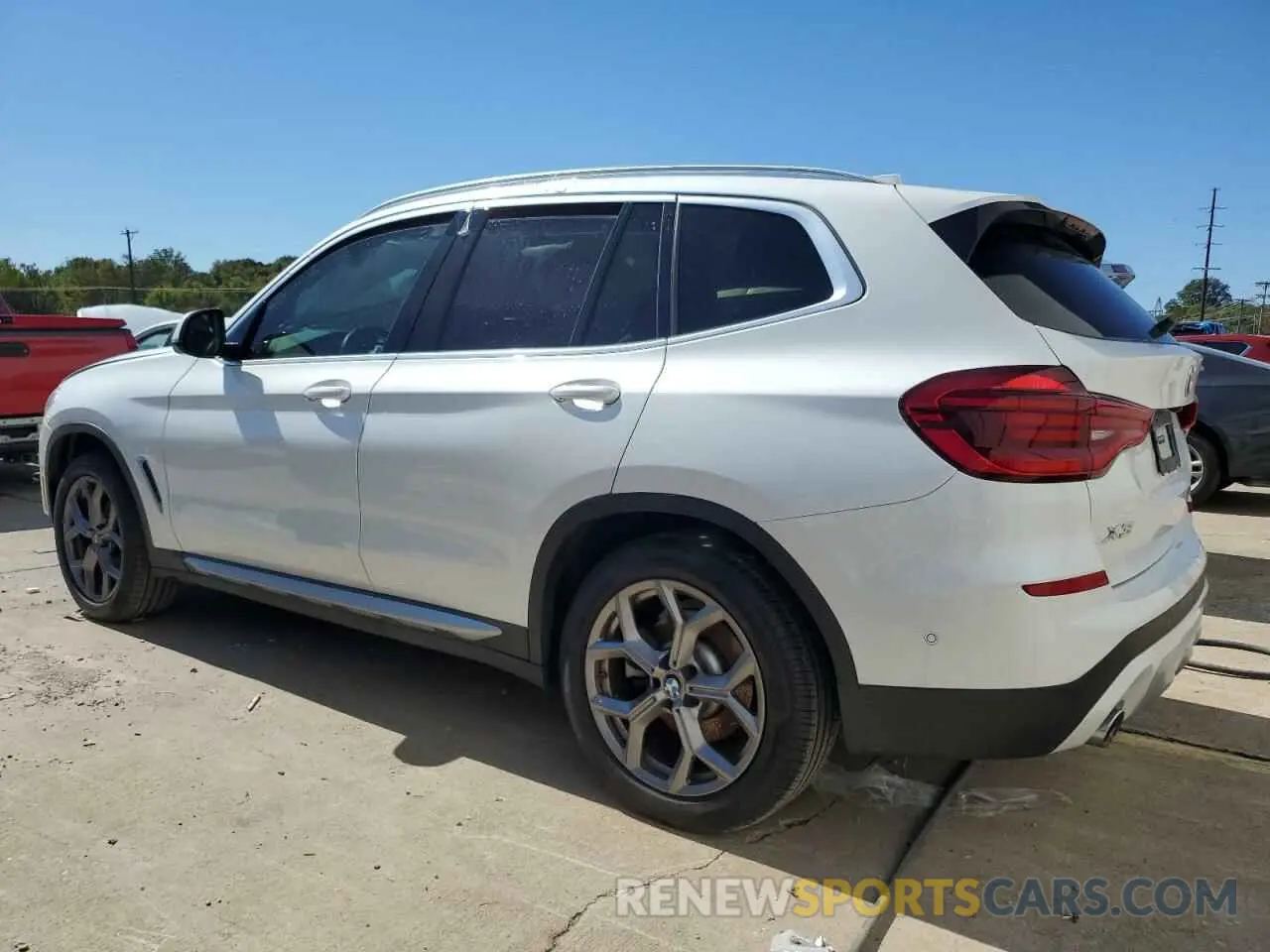 2 fotografías del automóvil dañado 5UXTY5C07M9D79757 BMW X3 2021