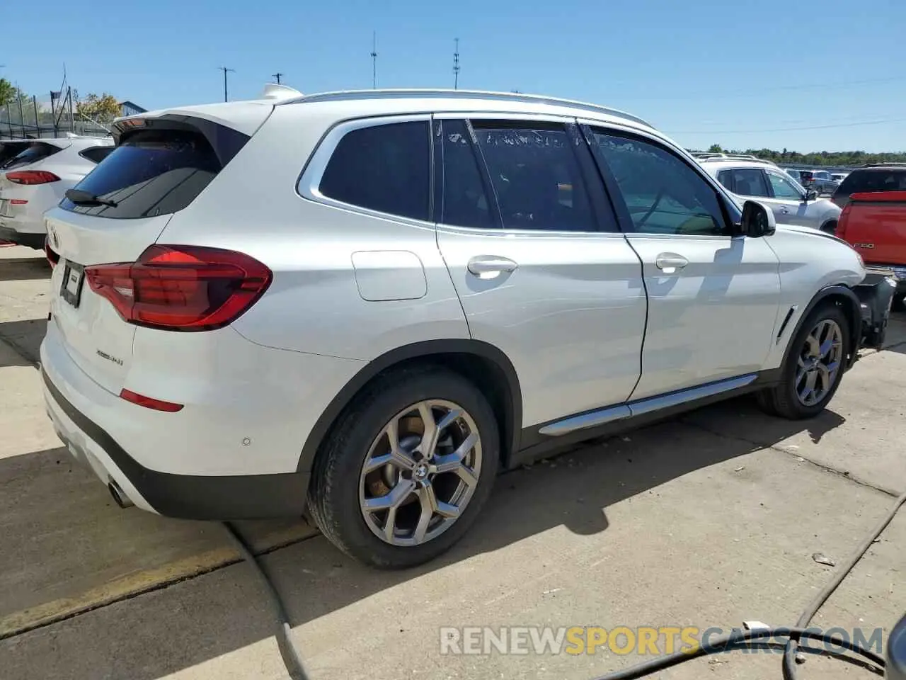 3 fotografías del automóvil dañado 5UXTY5C07M9D79757 BMW X3 2021
