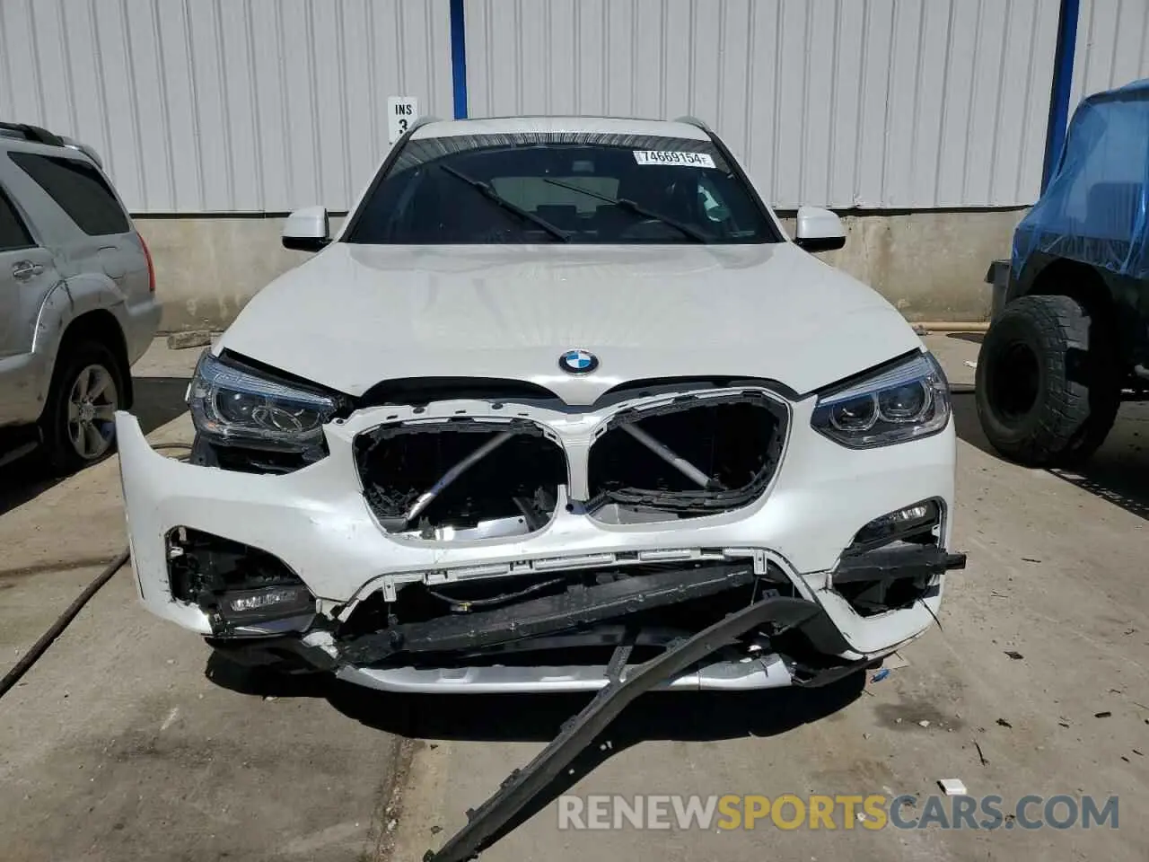 5 fotografías del automóvil dañado 5UXTY5C07M9D79757 BMW X3 2021
