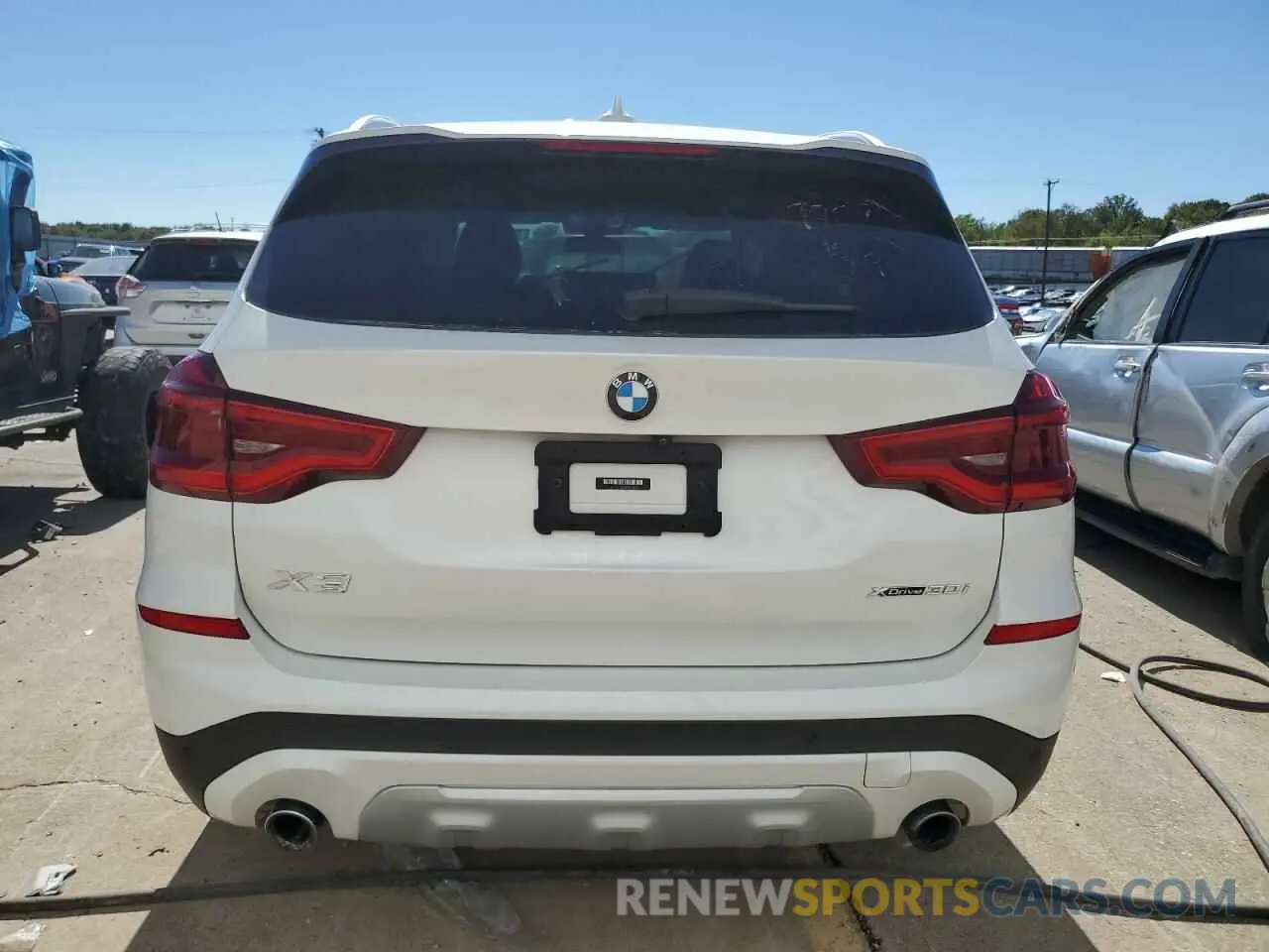 6 fotografías del automóvil dañado 5UXTY5C07M9D79757 BMW X3 2021