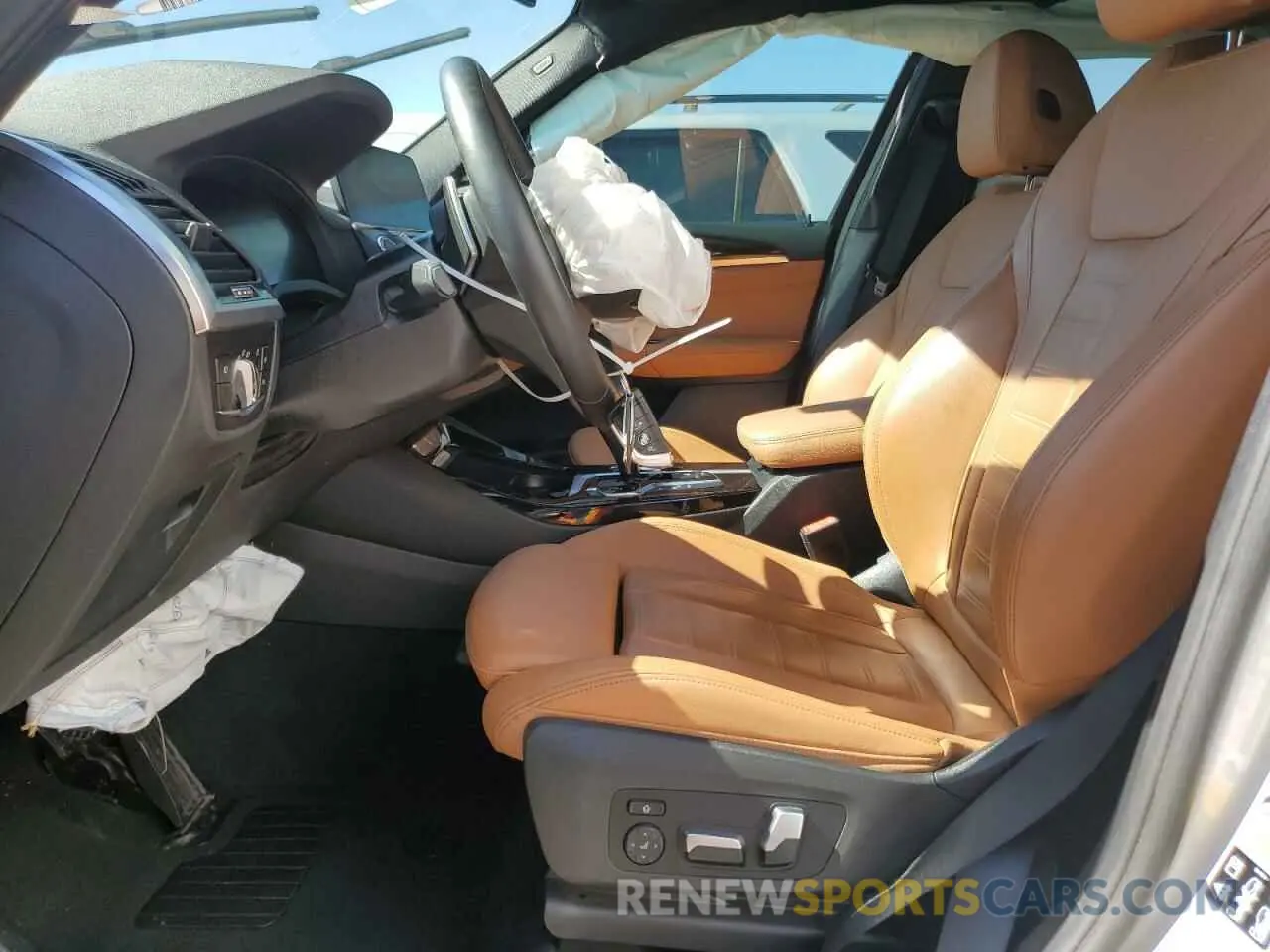 7 fotografías del automóvil dañado 5UXTY5C07M9D79757 BMW X3 2021