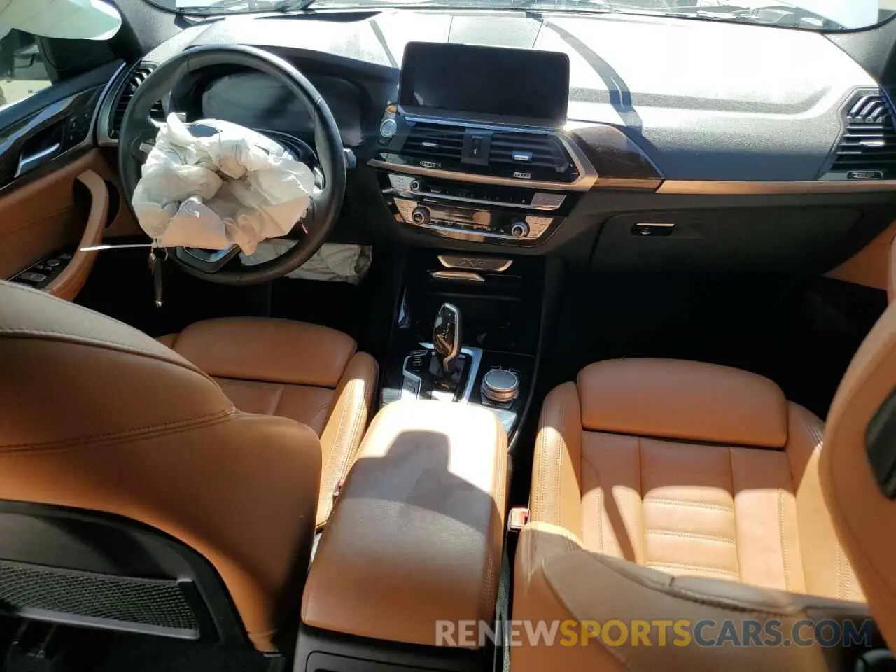 8 fotografías del automóvil dañado 5UXTY5C07M9D79757 BMW X3 2021