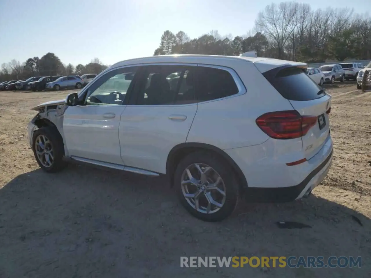 2 fotografías del automóvil dañado 5UXTY5C07M9F11299 BMW X3 2021