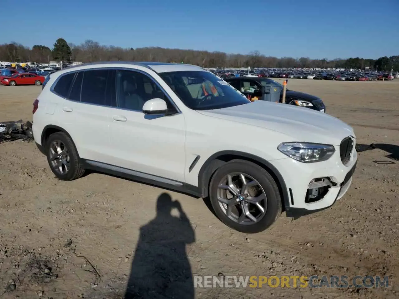 4 fotografías del automóvil dañado 5UXTY5C07M9F11299 BMW X3 2021