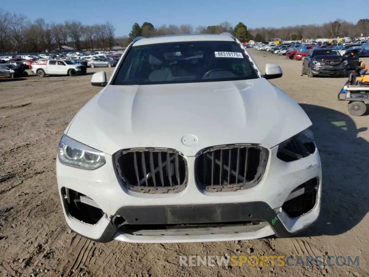 5 fotografías del automóvil dañado 5UXTY5C07M9F11299 BMW X3 2021