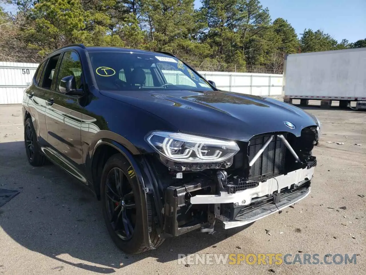 1 fotografías del automóvil dañado 5UXTY5C07M9F31004 BMW X3 2021