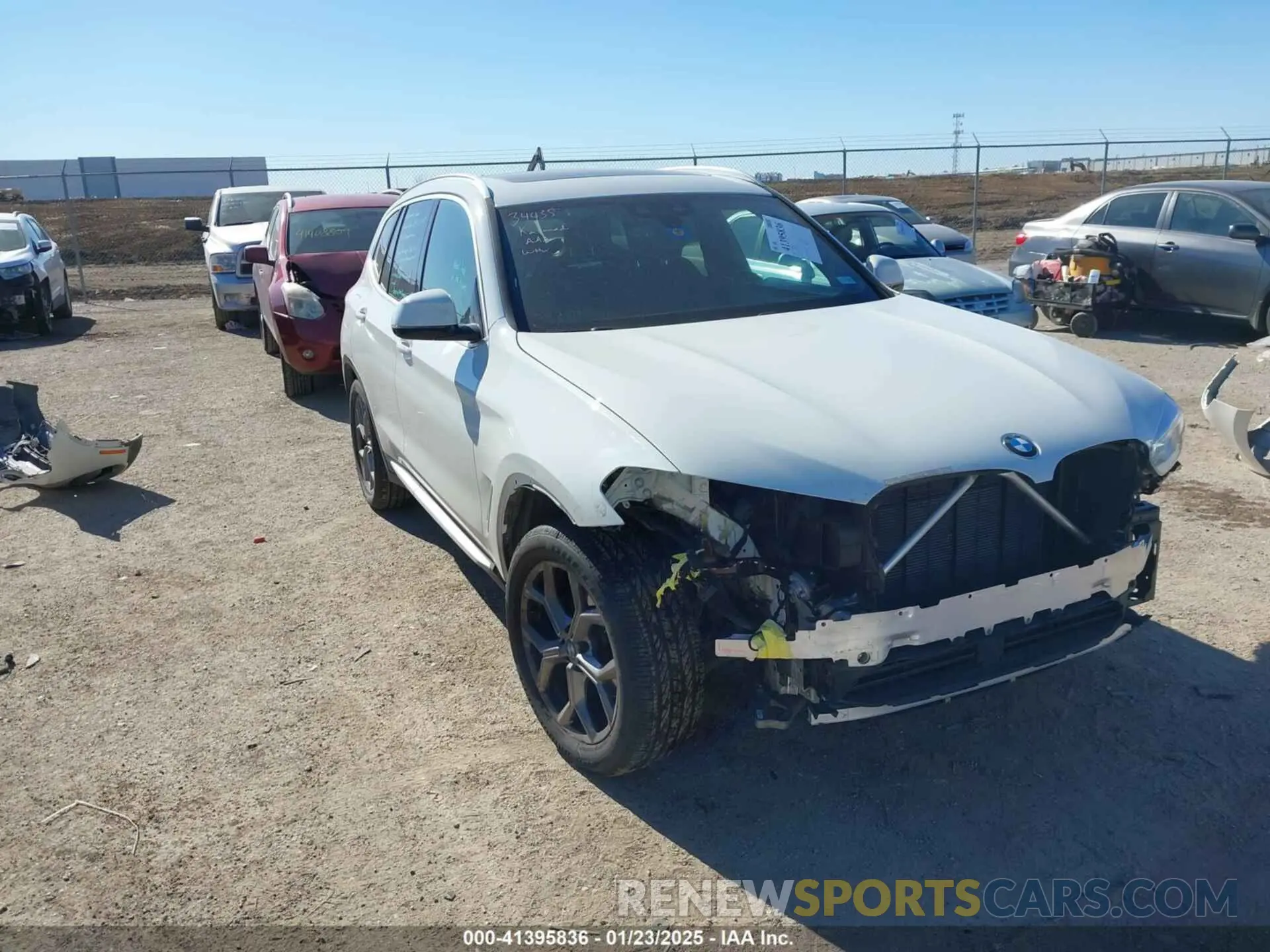 1 fotografías del automóvil dañado 5UXTY5C07M9F46280 BMW X3 2021
