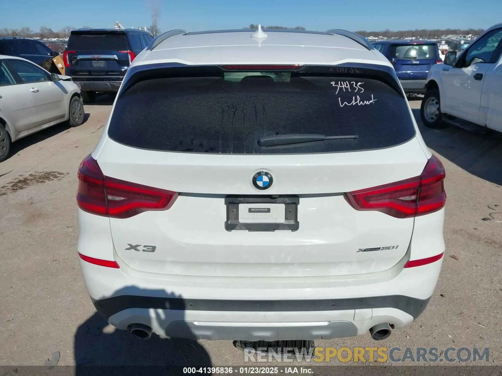16 fotografías del automóvil dañado 5UXTY5C07M9F46280 BMW X3 2021