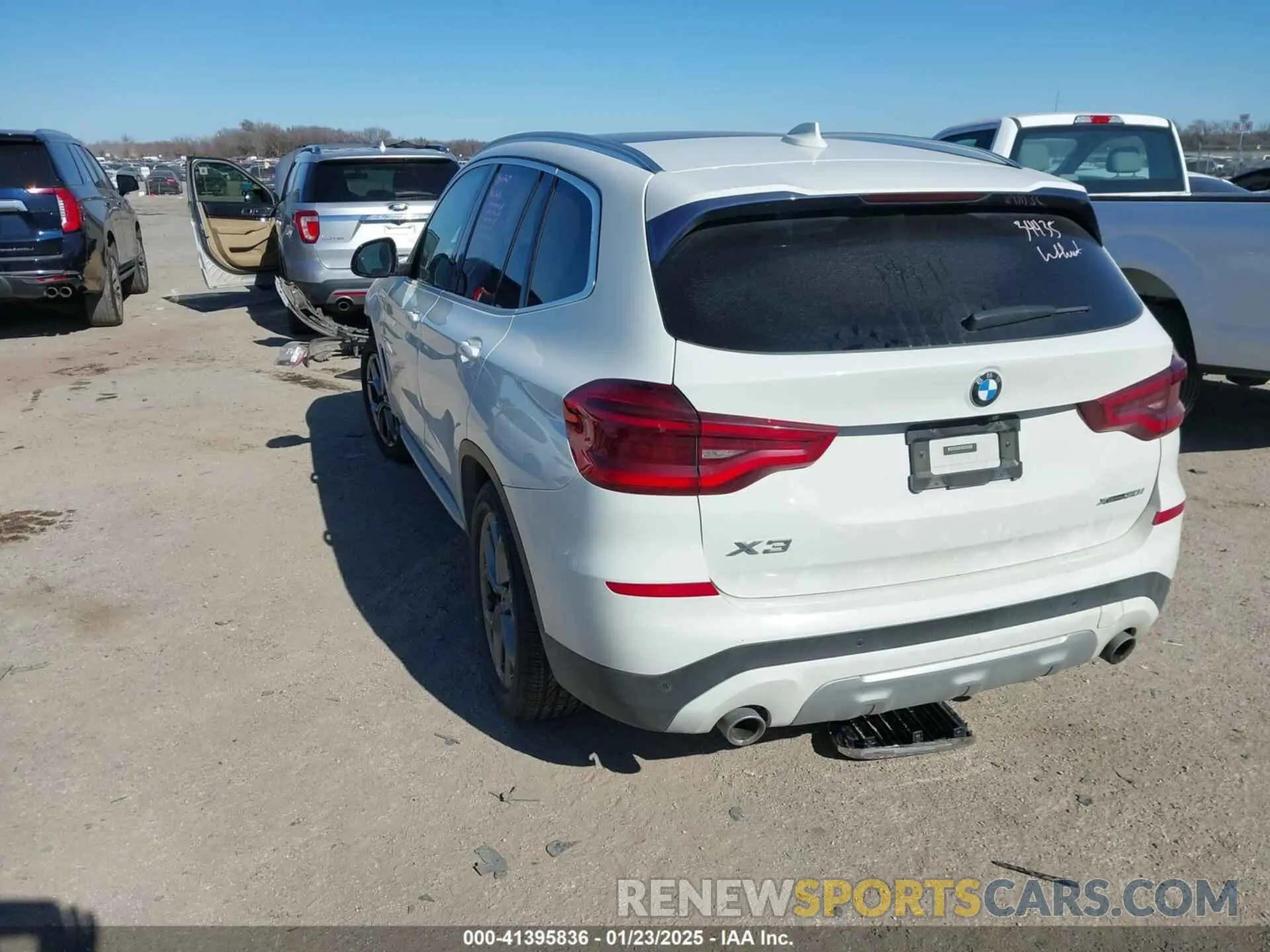 3 fotografías del automóvil dañado 5UXTY5C07M9F46280 BMW X3 2021