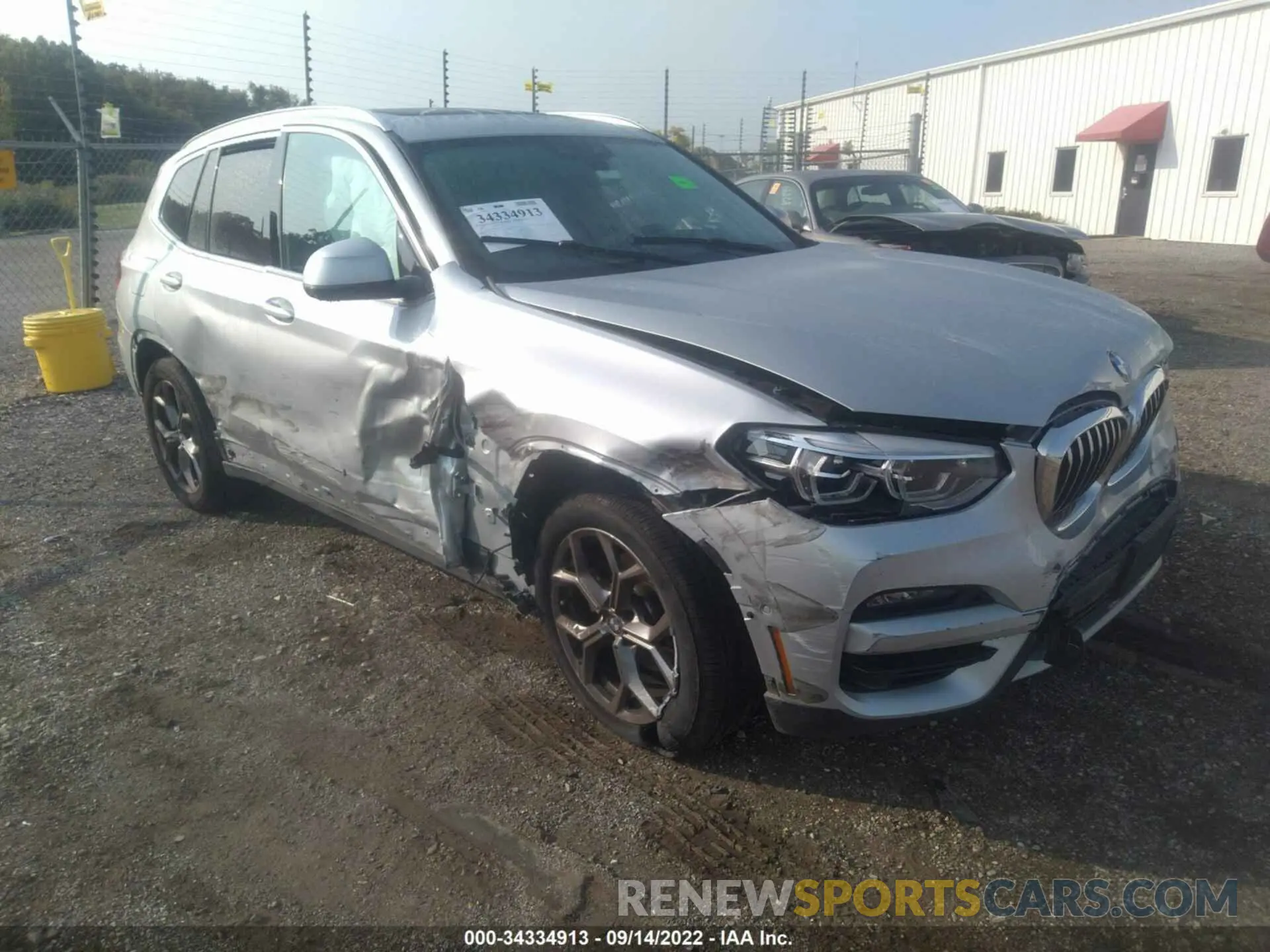 1 fotografías del automóvil dañado 5UXTY5C07M9G40966 BMW X3 2021