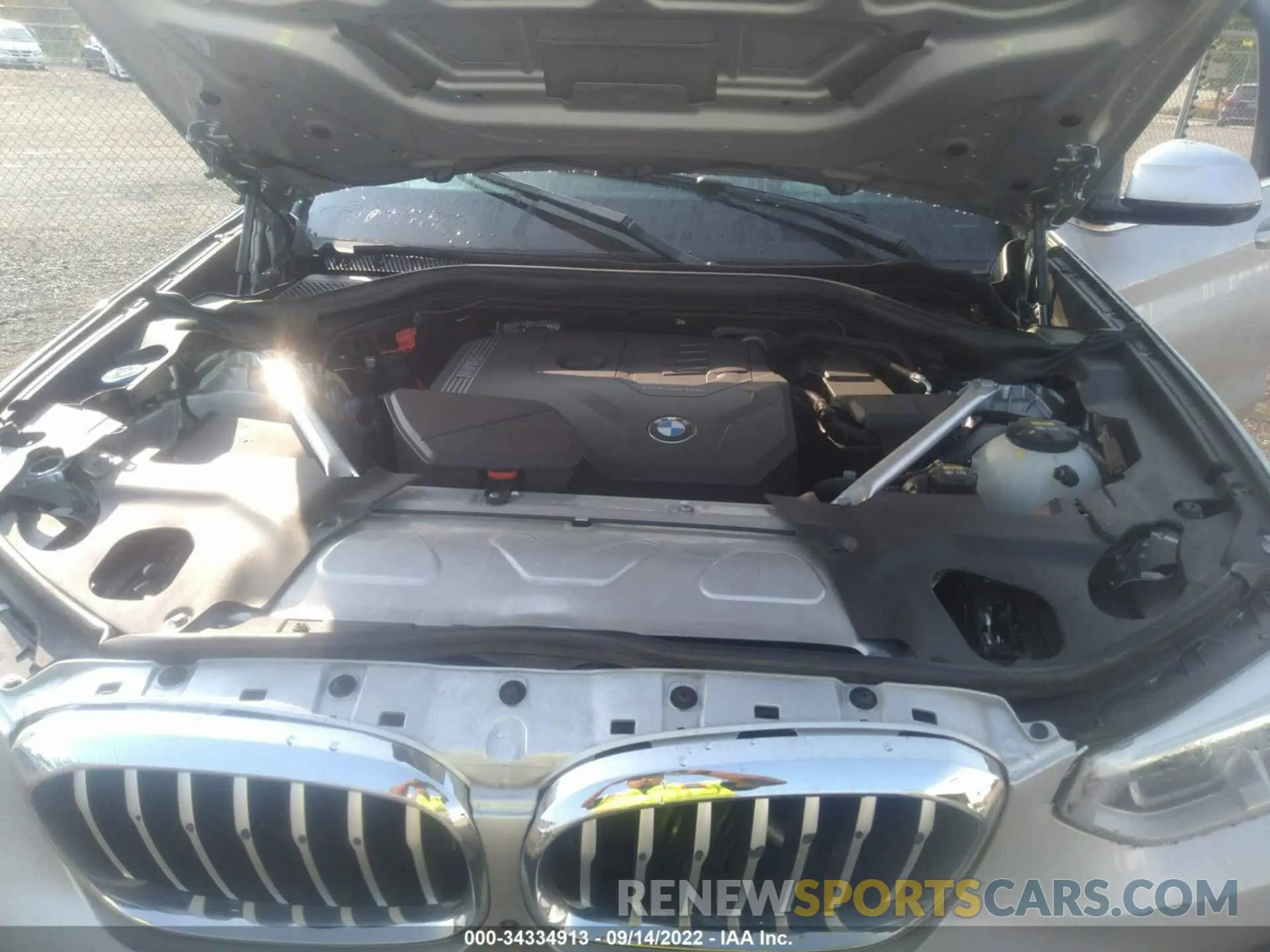 10 fotografías del automóvil dañado 5UXTY5C07M9G40966 BMW X3 2021