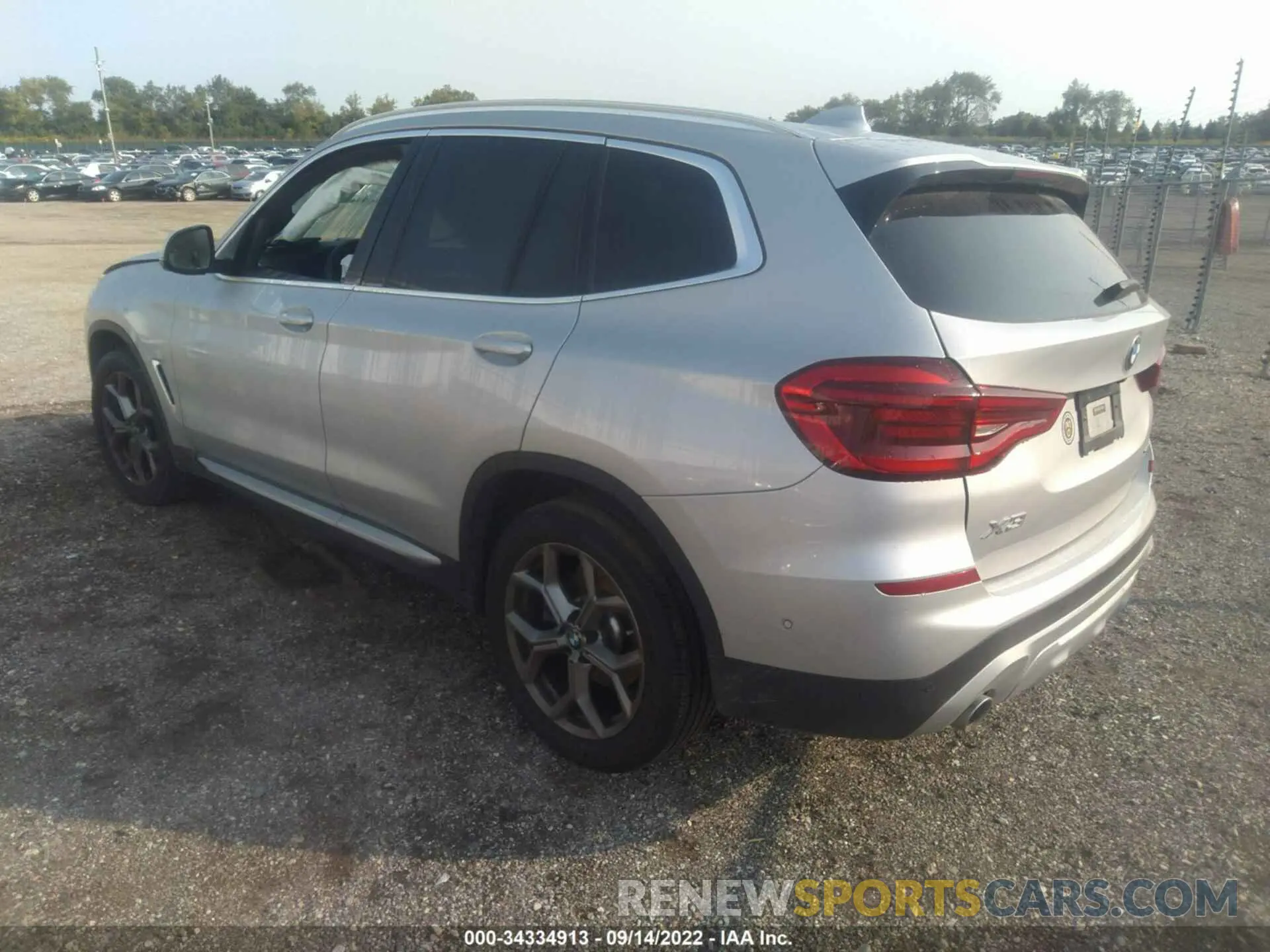 3 fotografías del automóvil dañado 5UXTY5C07M9G40966 BMW X3 2021