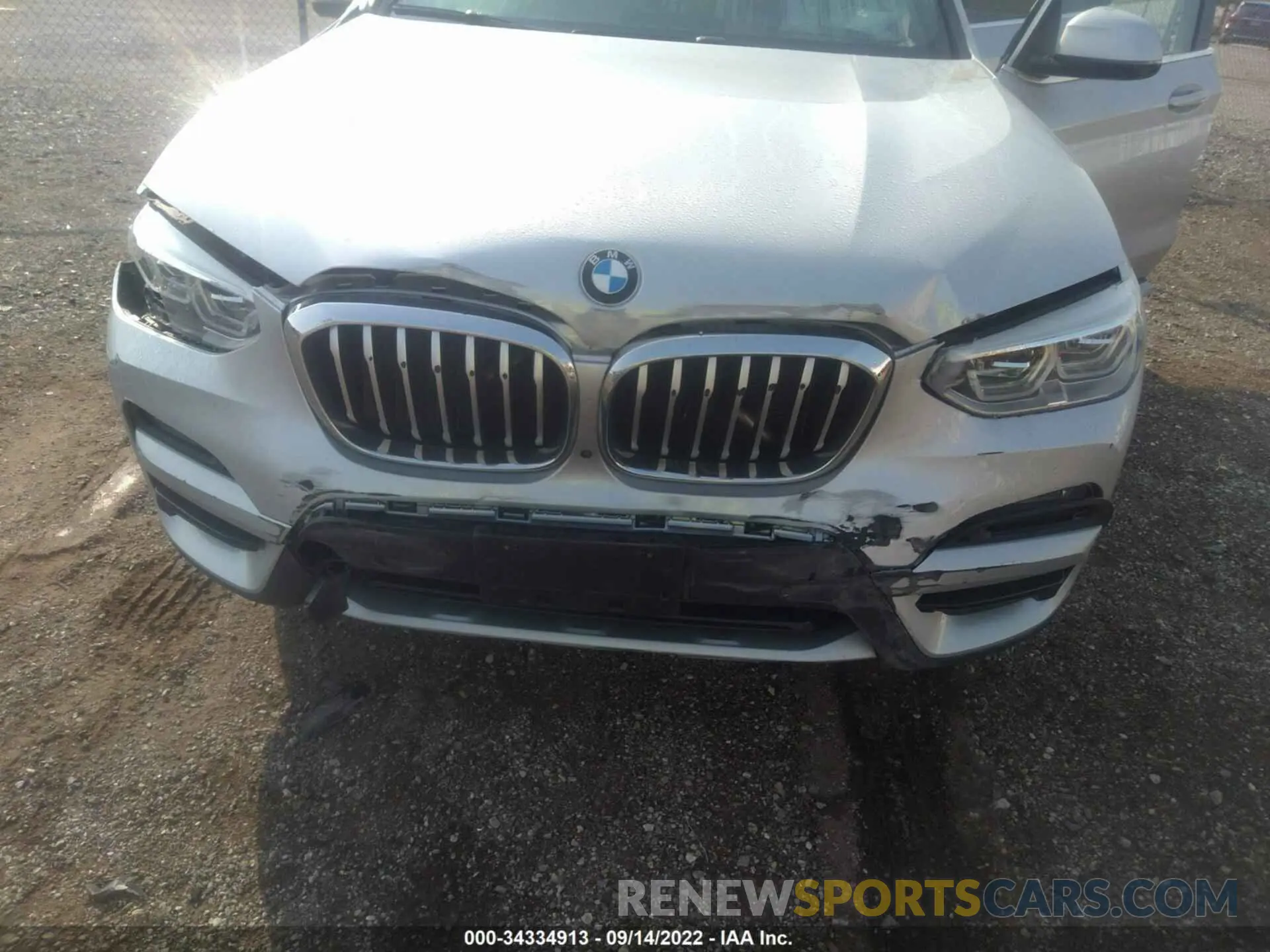6 fotografías del automóvil dañado 5UXTY5C07M9G40966 BMW X3 2021