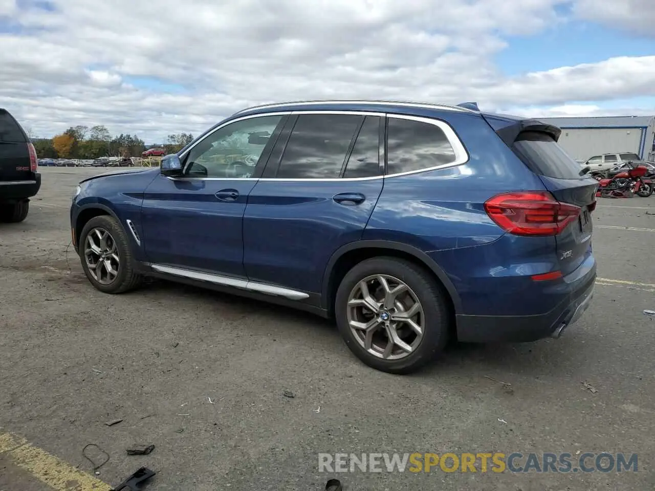 2 fotografías del automóvil dañado 5UXTY5C07M9H40467 BMW X3 2021