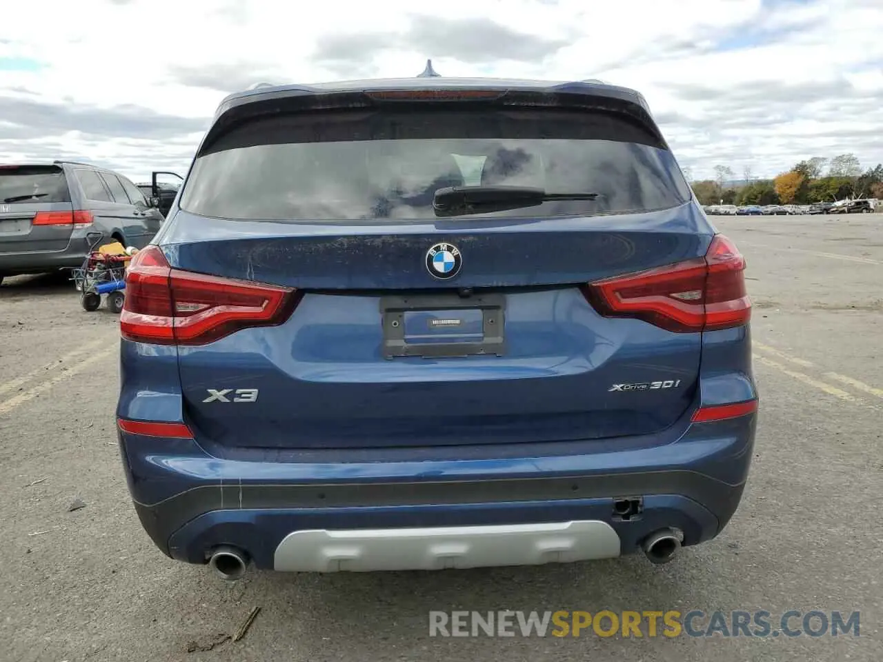 6 fotografías del automóvil dañado 5UXTY5C07M9H40467 BMW X3 2021