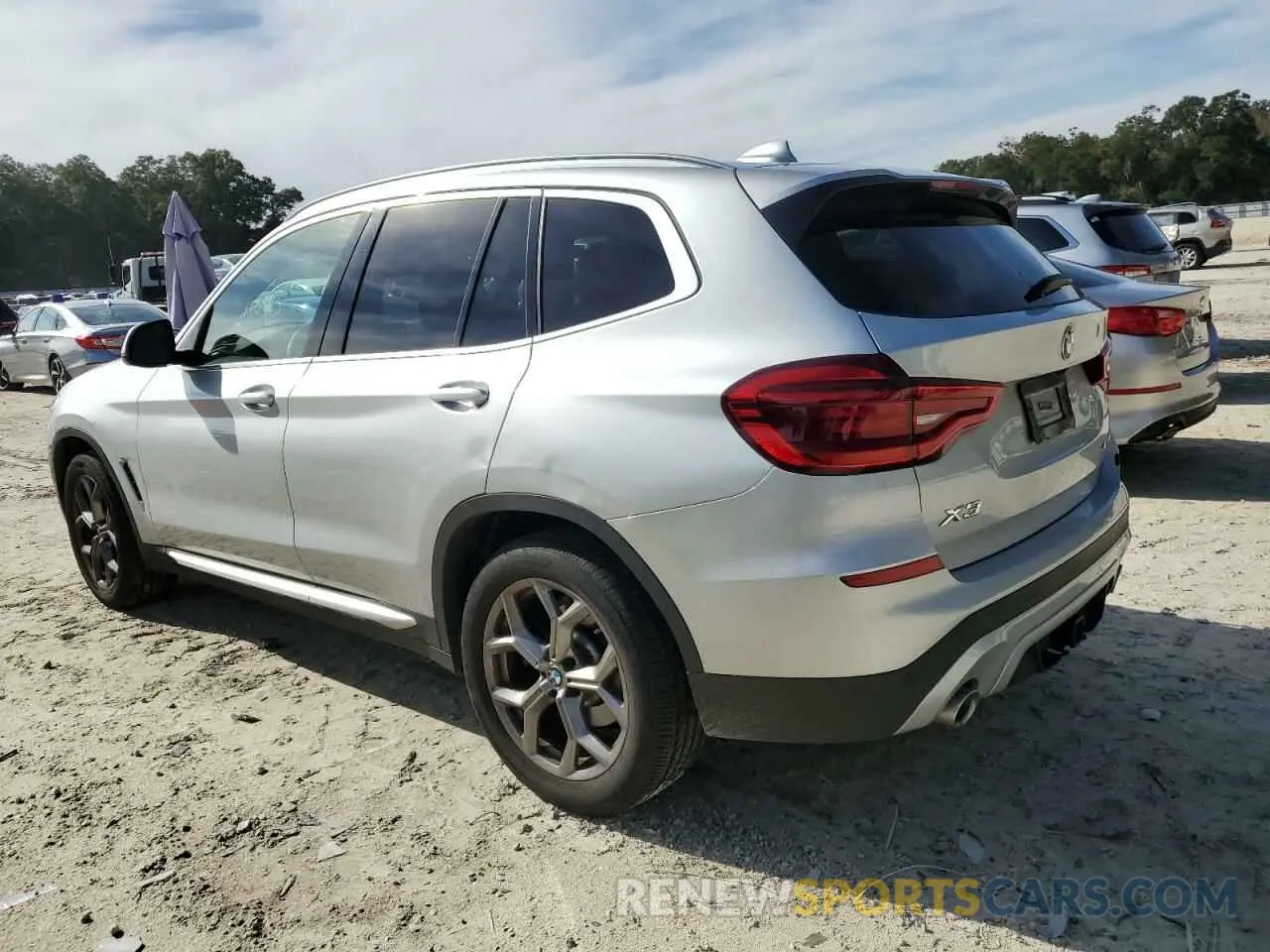 2 fotografías del automóvil dañado 5UXTY5C08M9E74201 BMW X3 2021