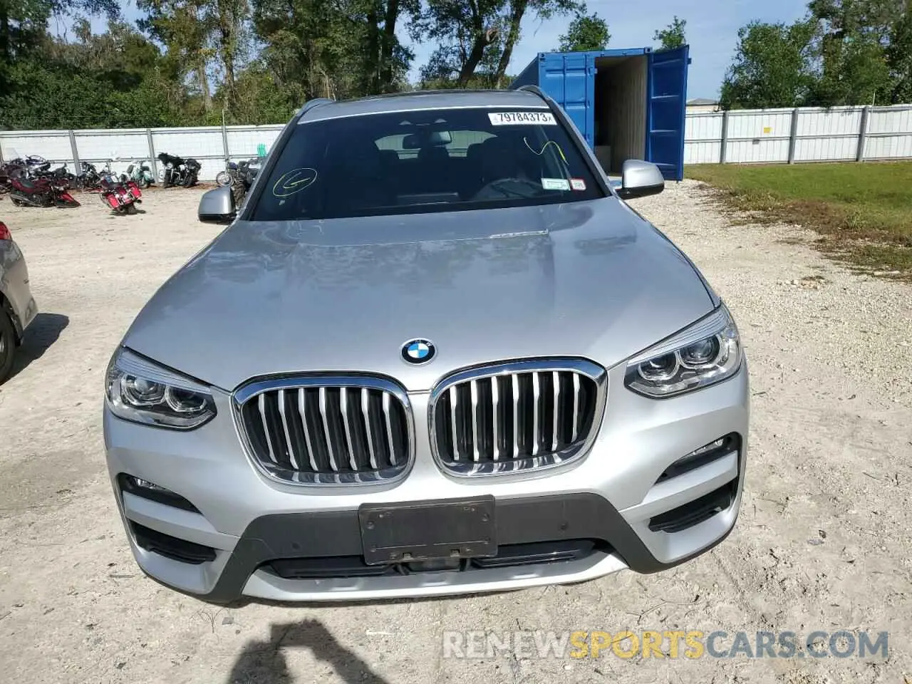 5 fotografías del automóvil dañado 5UXTY5C08M9E74201 BMW X3 2021