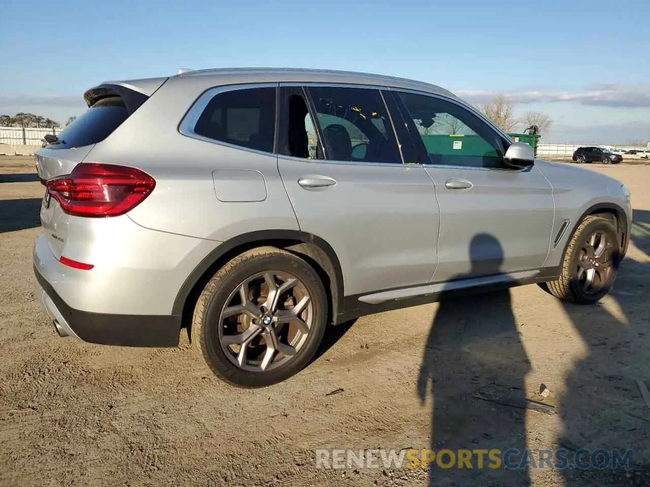 3 fotografías del automóvil dañado 5UXTY5C08M9E82976 BMW X3 2021