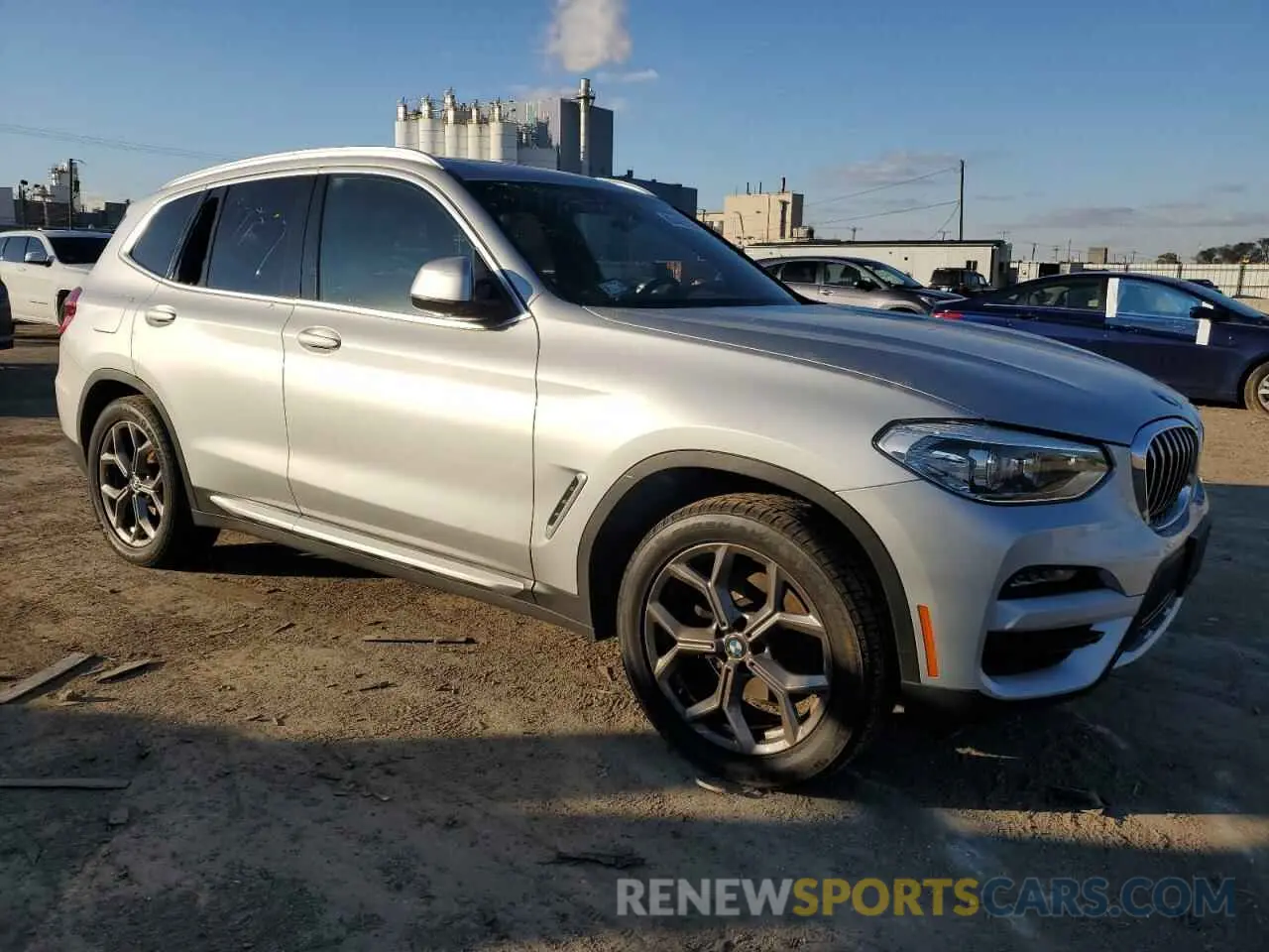 4 fotografías del automóvil dañado 5UXTY5C08M9E82976 BMW X3 2021