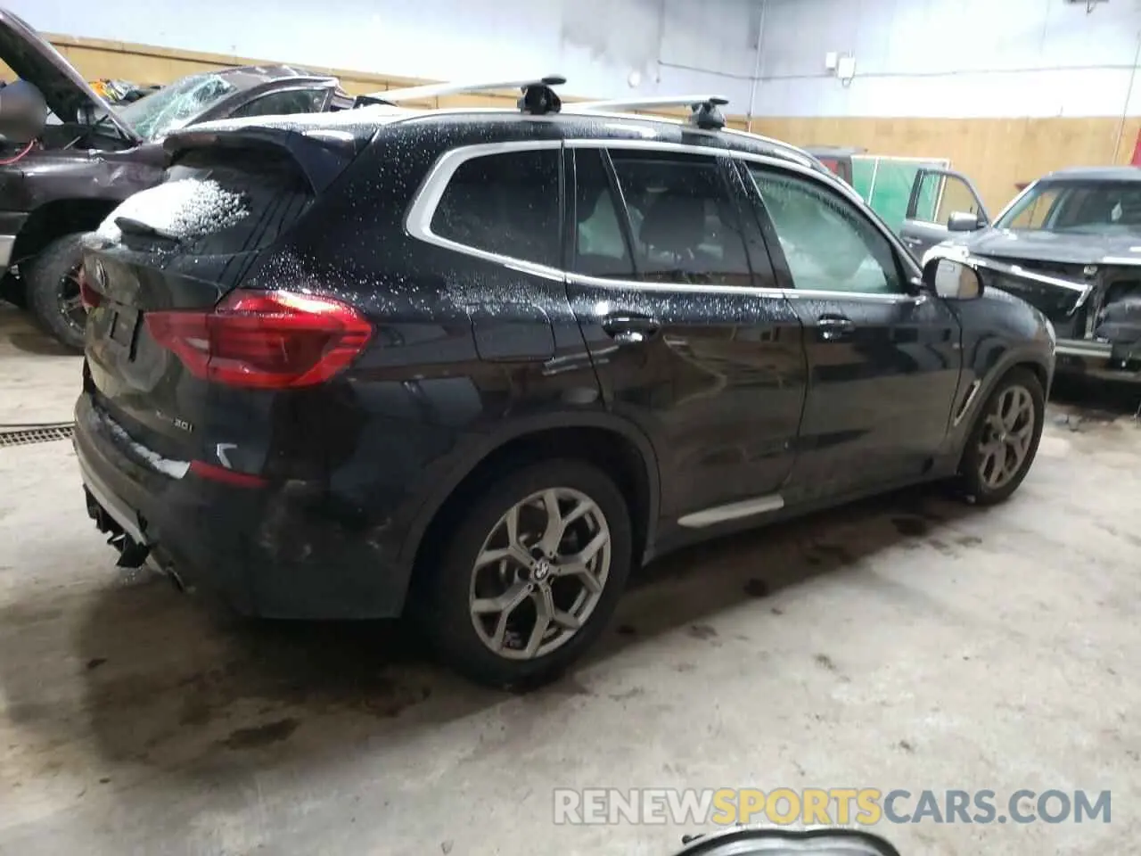 3 fotografías del automóvil dañado 5UXTY5C08M9F02384 BMW X3 2021