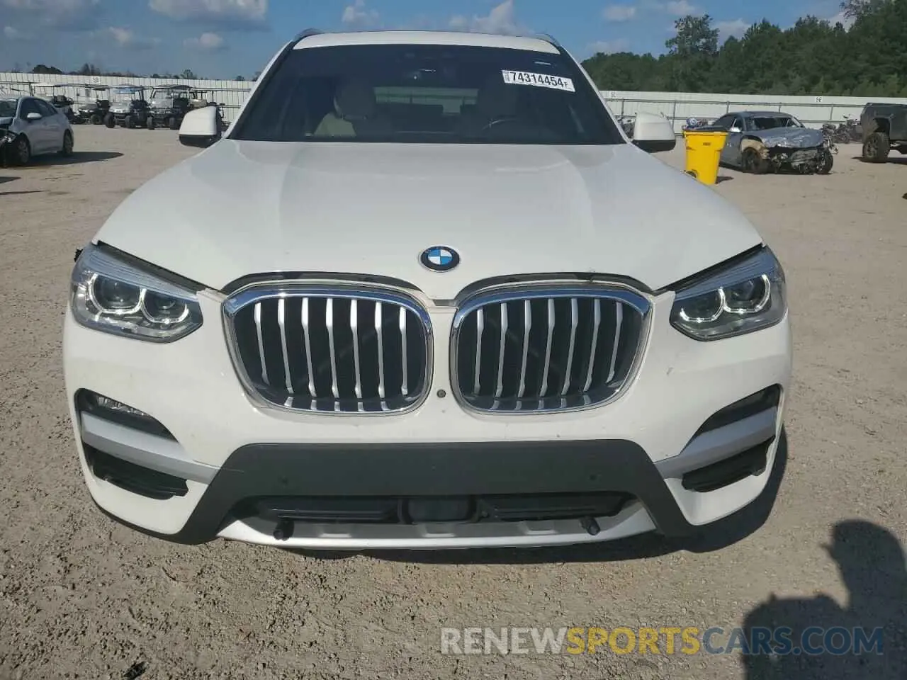 5 fotografías del automóvil dañado 5UXTY5C08M9F04541 BMW X3 2021