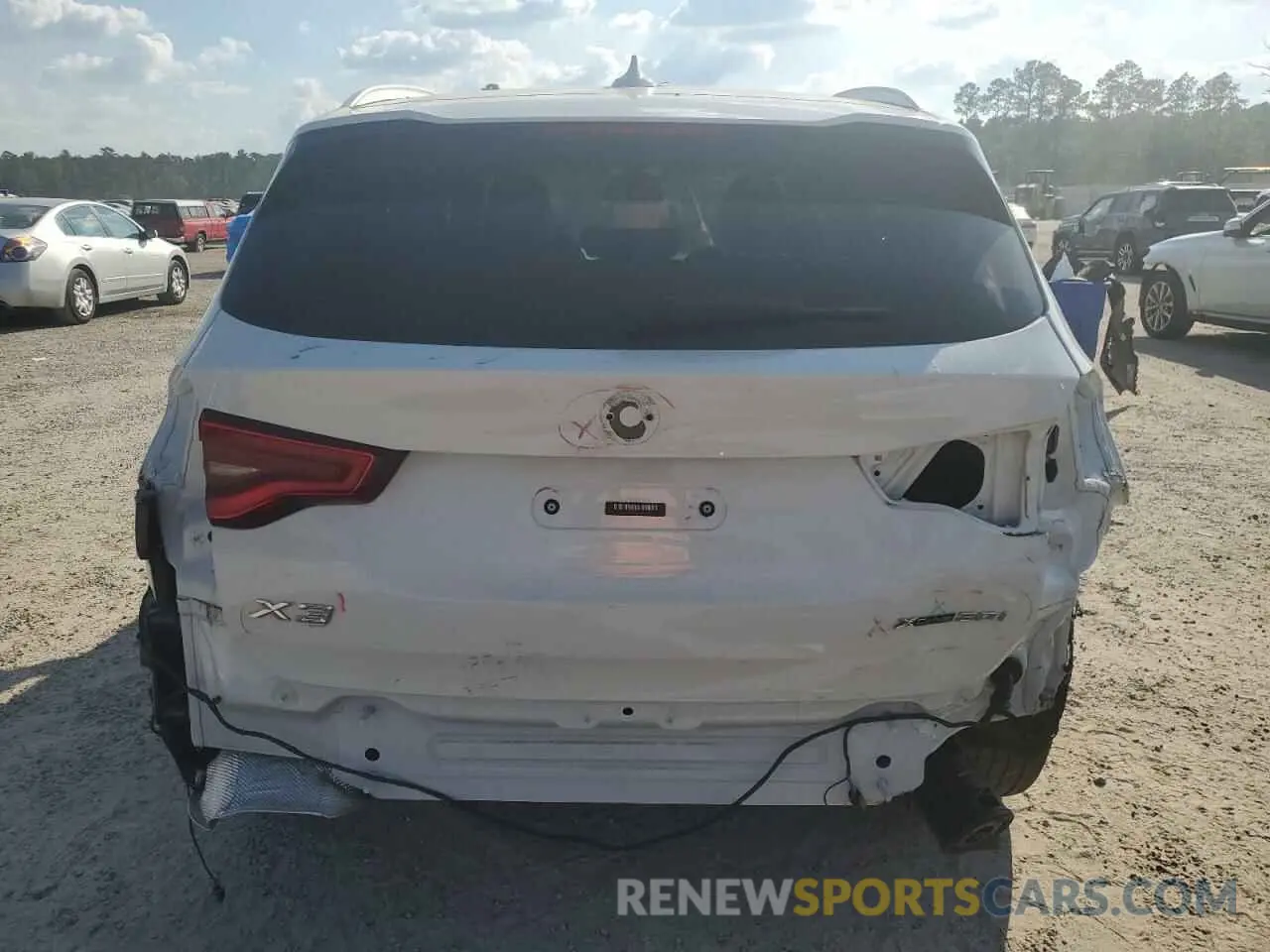 6 fotografías del automóvil dañado 5UXTY5C08M9F04541 BMW X3 2021