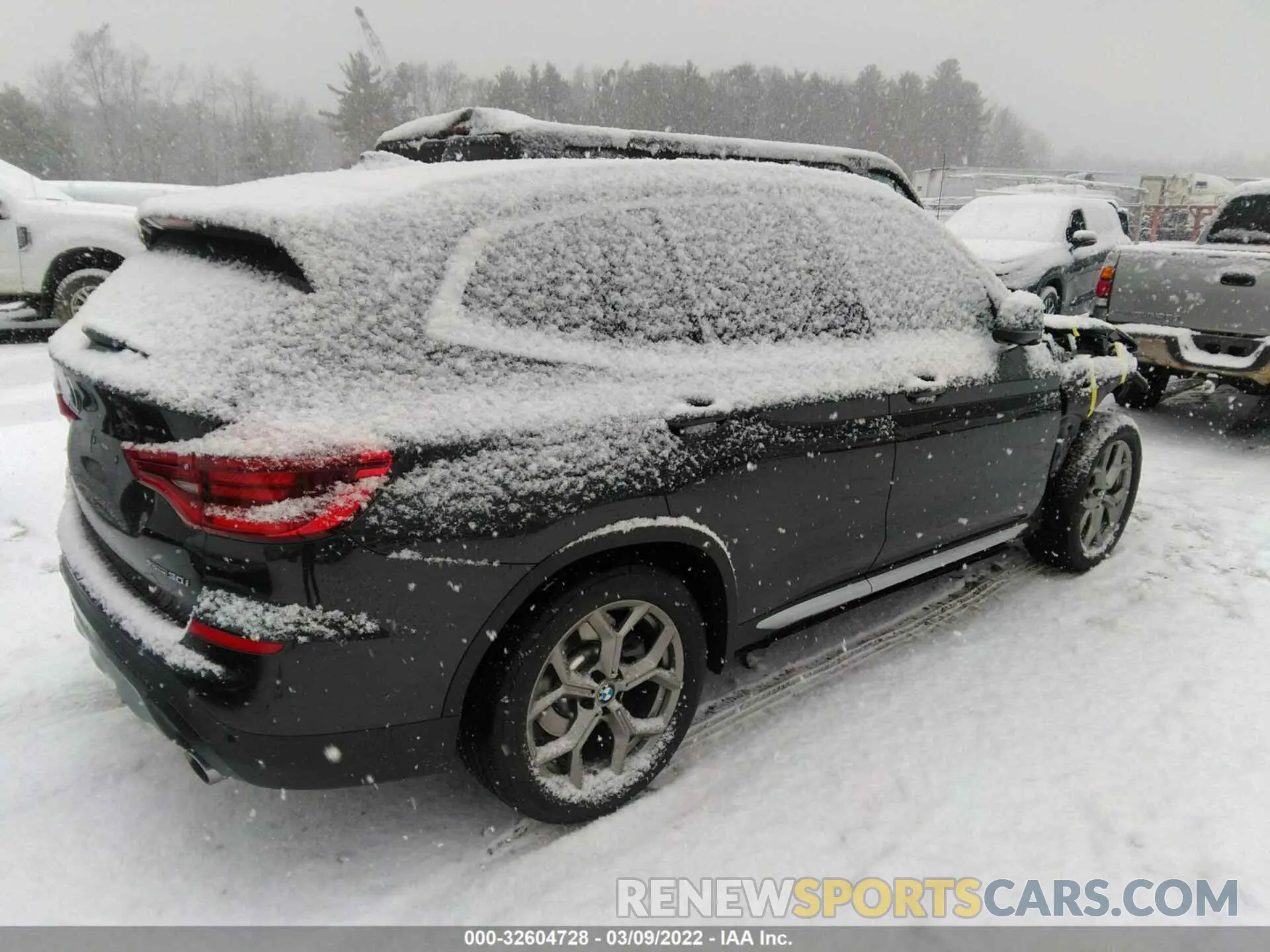 4 fotografías del automóvil dañado 5UXTY5C08M9F16561 BMW X3 2021