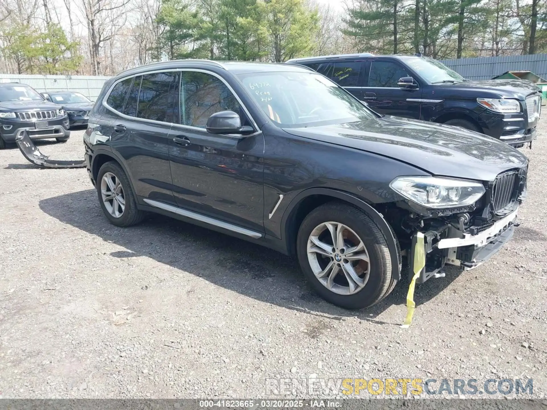 1 fotografías del automóvil dañado 5UXTY5C08M9F86237 BMW X3 2021