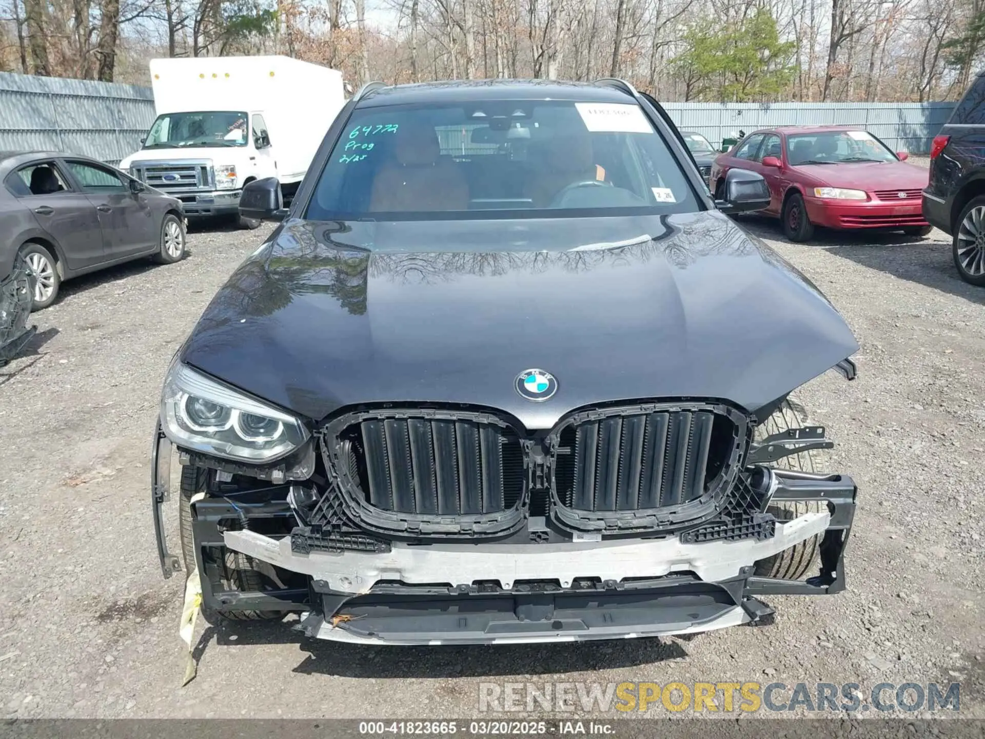 12 fotografías del automóvil dañado 5UXTY5C08M9F86237 BMW X3 2021