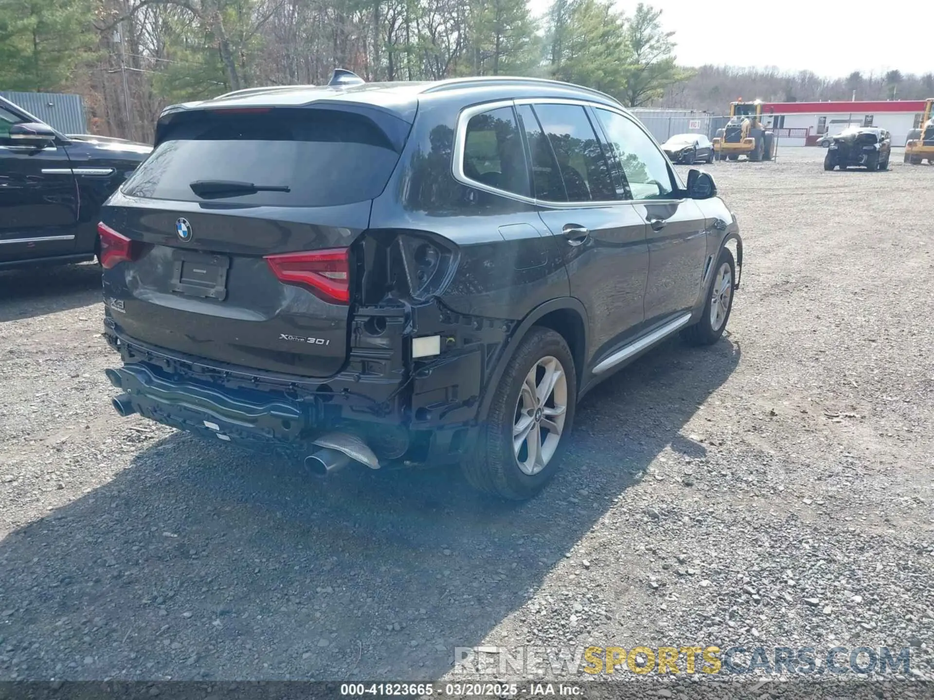 4 fotografías del automóvil dañado 5UXTY5C08M9F86237 BMW X3 2021