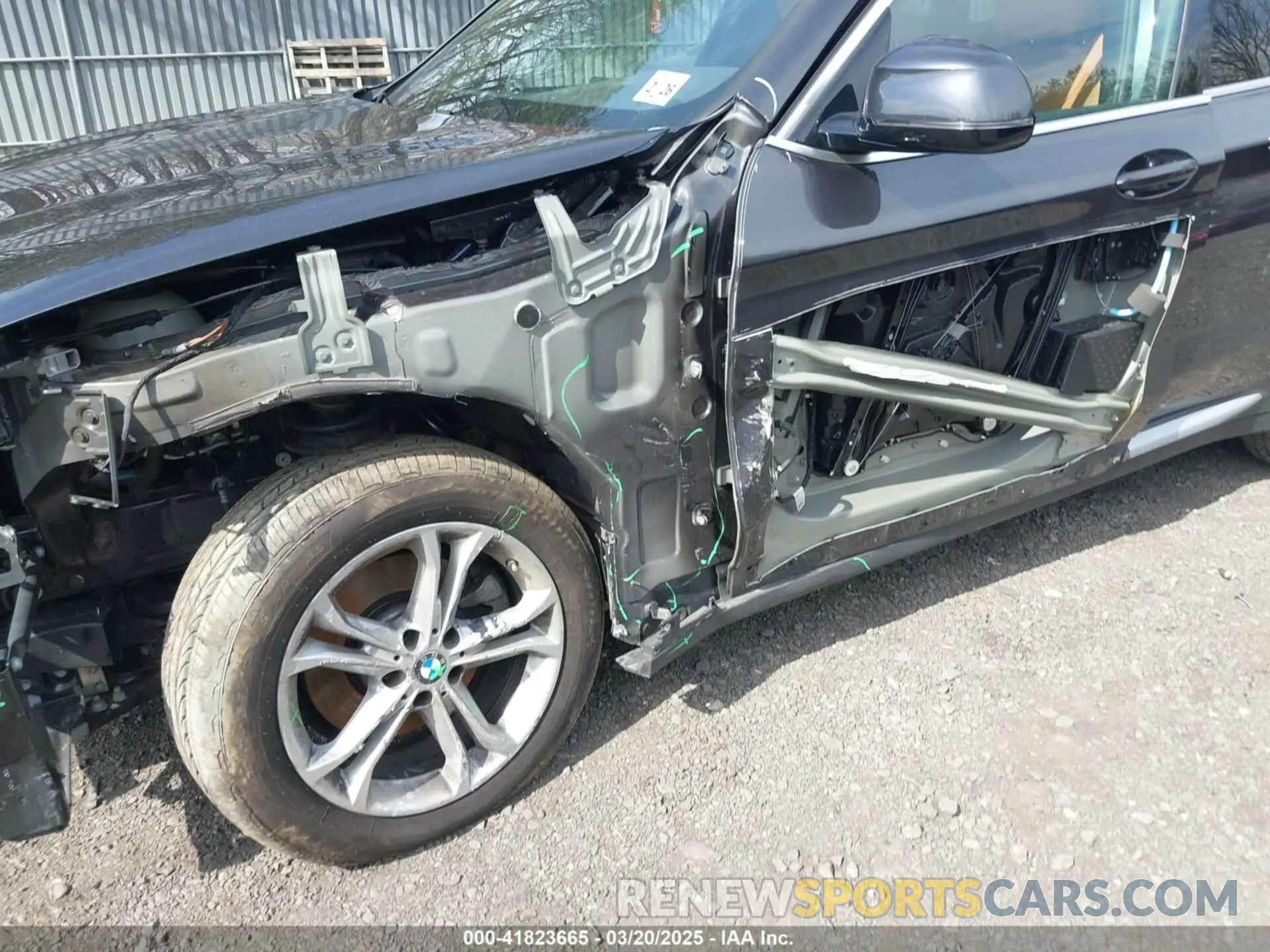 6 fotografías del automóvil dañado 5UXTY5C08M9F86237 BMW X3 2021