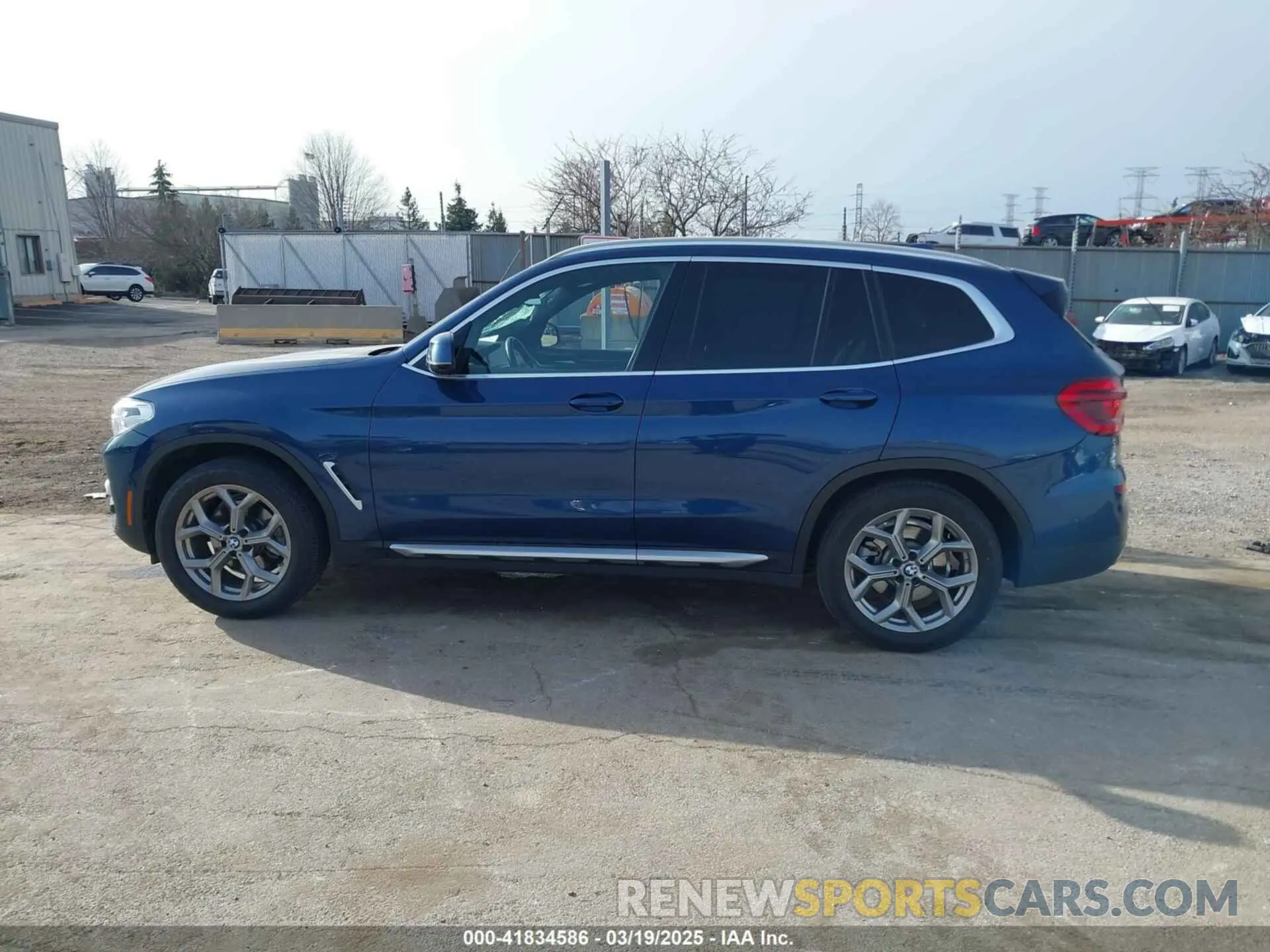 14 fotografías del automóvil dañado 5UXTY5C08M9G21116 BMW X3 2021
