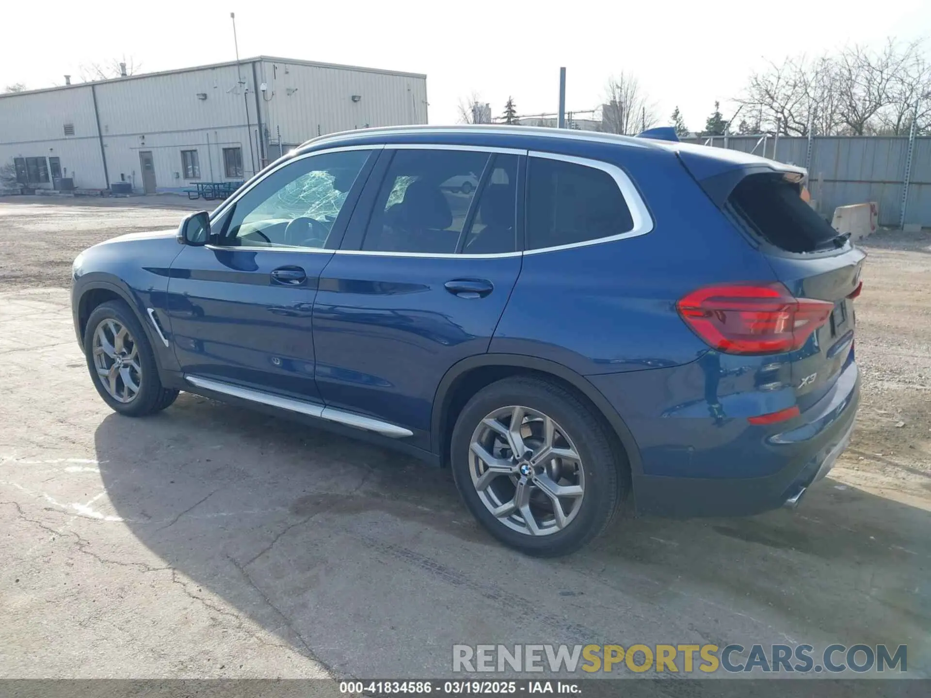 3 fotografías del automóvil dañado 5UXTY5C08M9G21116 BMW X3 2021