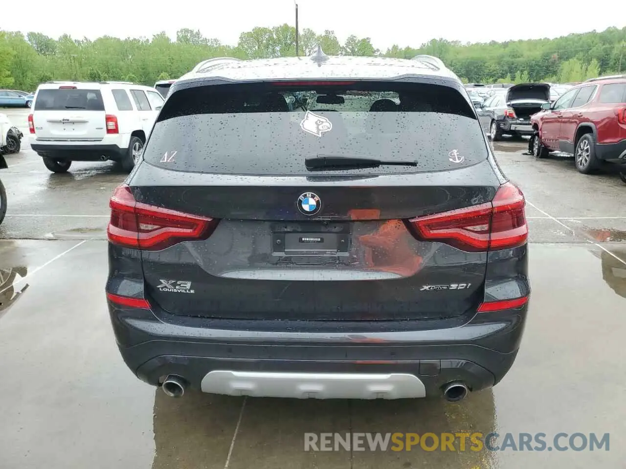 6 fotografías del automóvil dañado 5UXTY5C08M9G40975 BMW X3 2021