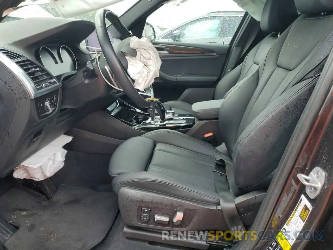 7 fotografías del automóvil dañado 5UXTY5C08M9G40975 BMW X3 2021