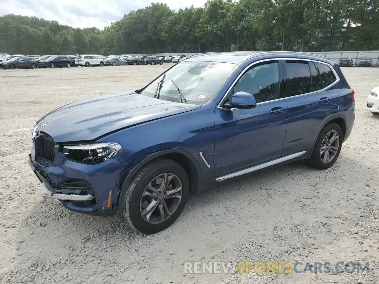 1 fotografías del automóvil dañado 5UXTY5C08M9G72003 BMW X3 2021