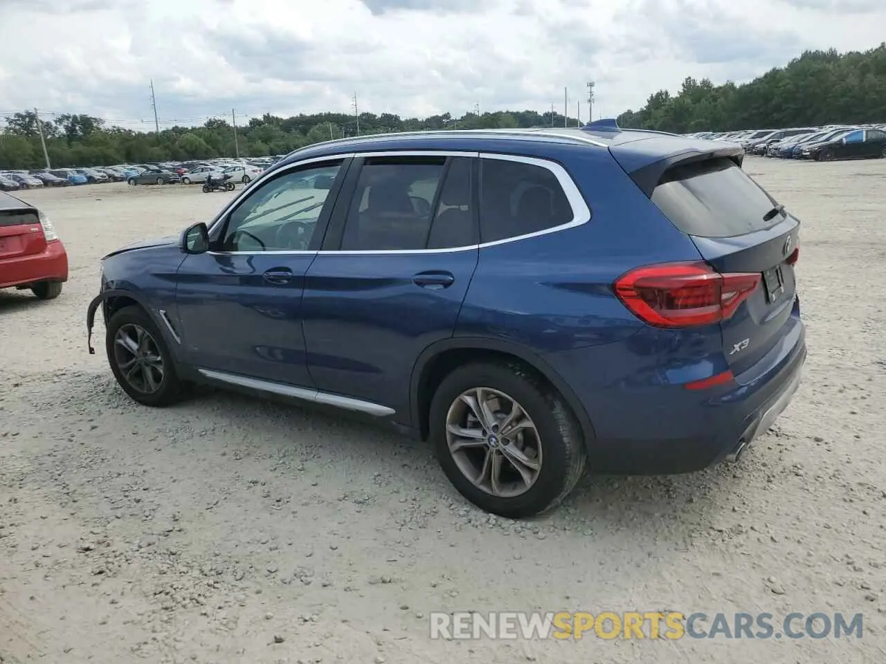 2 fotografías del automóvil dañado 5UXTY5C08M9G72003 BMW X3 2021