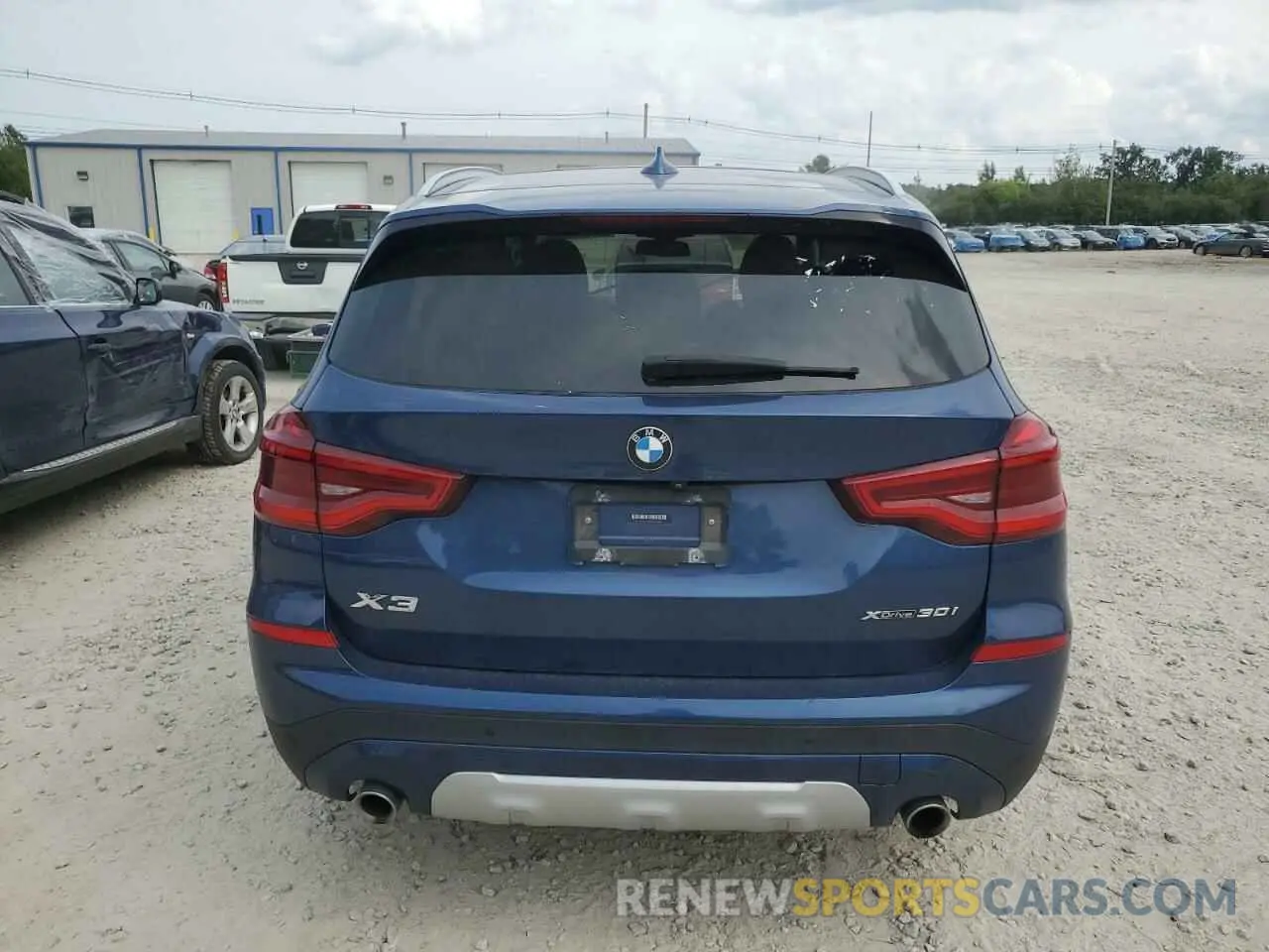 6 fotografías del automóvil dañado 5UXTY5C08M9G72003 BMW X3 2021